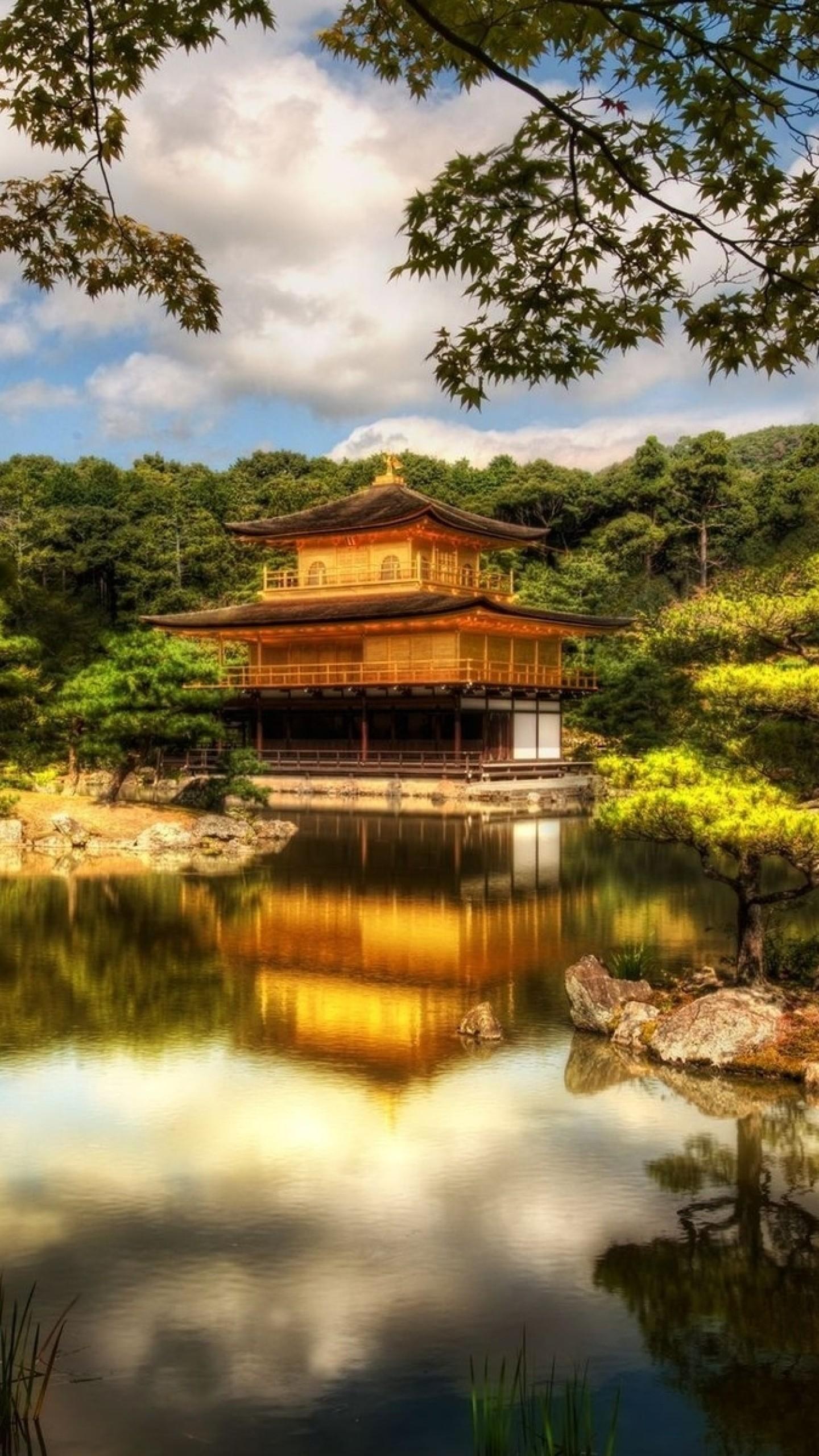 1440x2560 Wallpaper ryoanji zen garden, japan, mirabell, gardens, austria