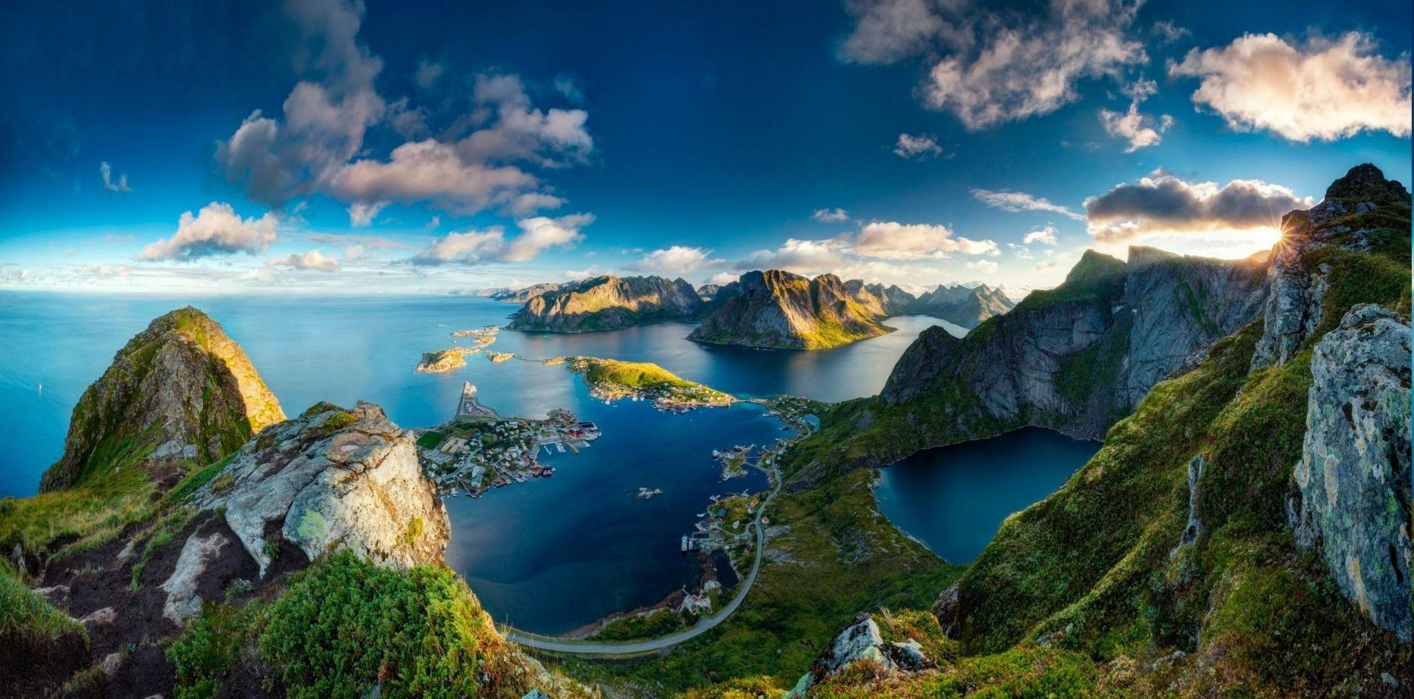 2048x1013 mountain wallpaper for desktop background