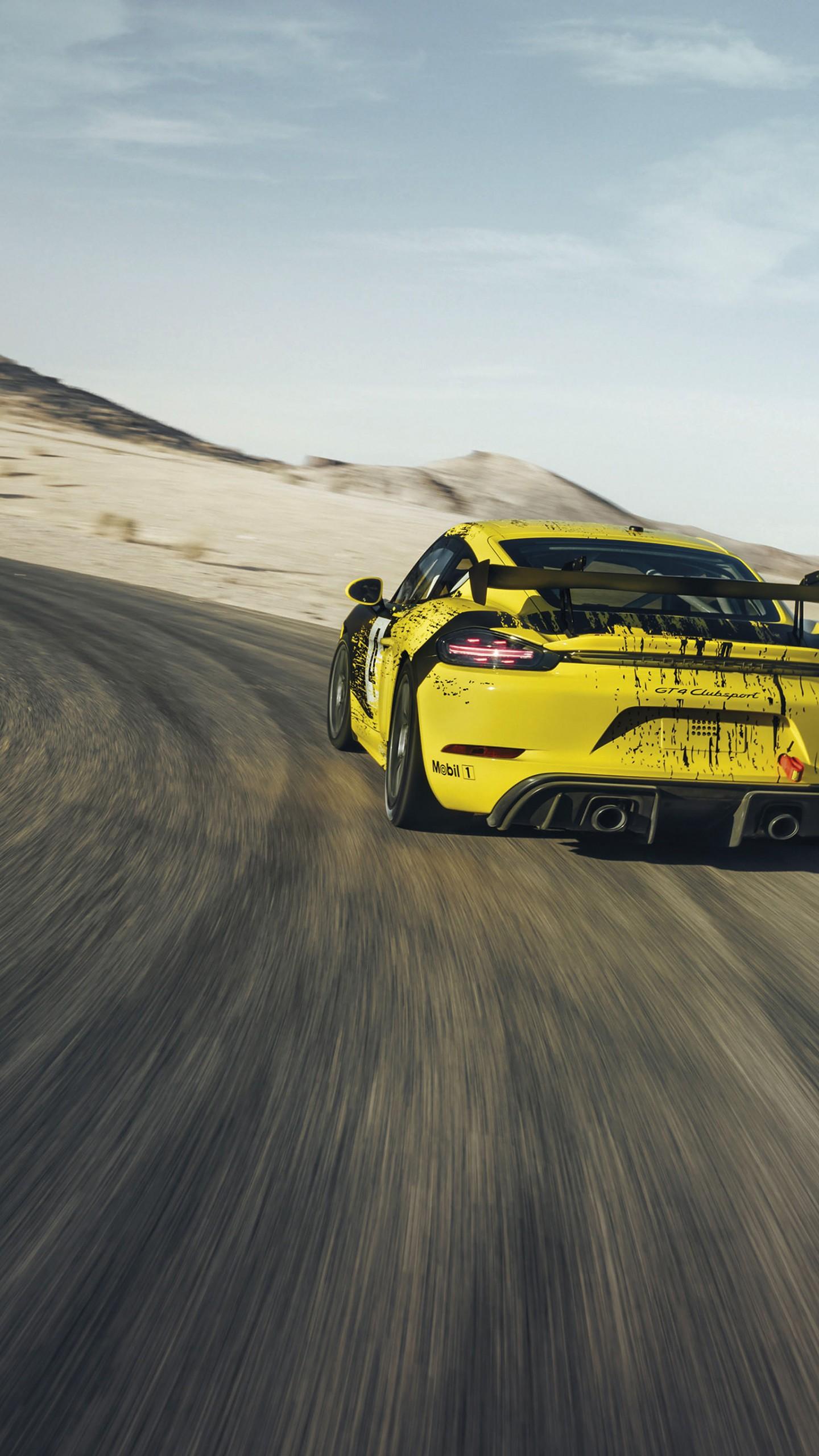 1440x2560 Wallpaper Porsche 718 Cayman GT4 Clubsport, 2020 cars, sport cars, 4K, Cars & Bikes