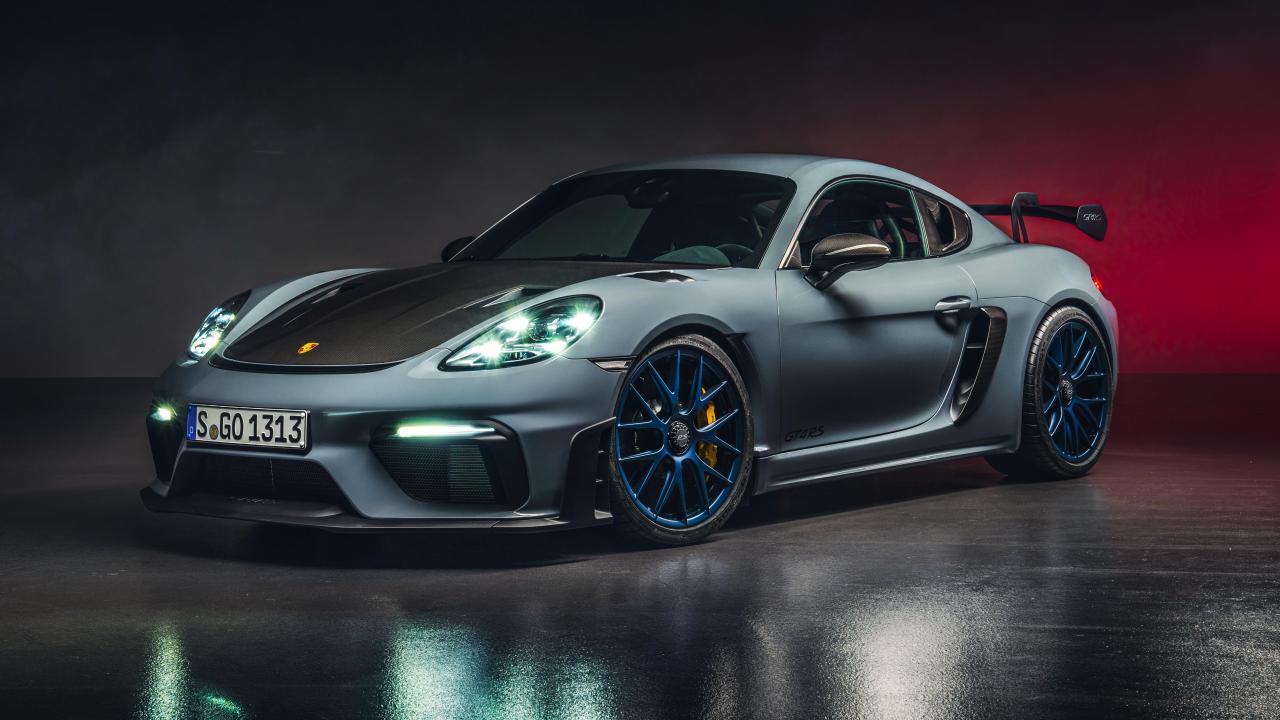 1280x720 TopGear. Behold: the new 500hp Porsche 718 Cayman GT4 RS