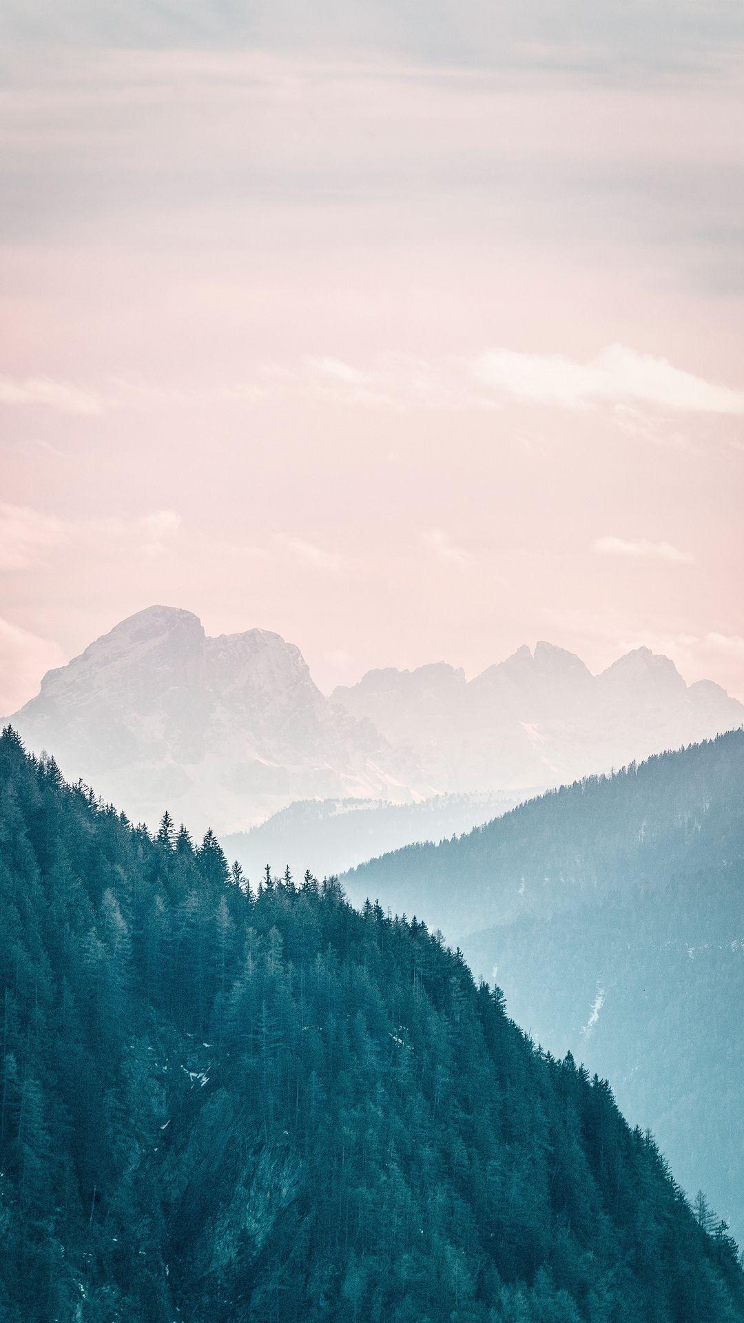 1080x1920 Morning in the Mountains iPhone Wallpaper