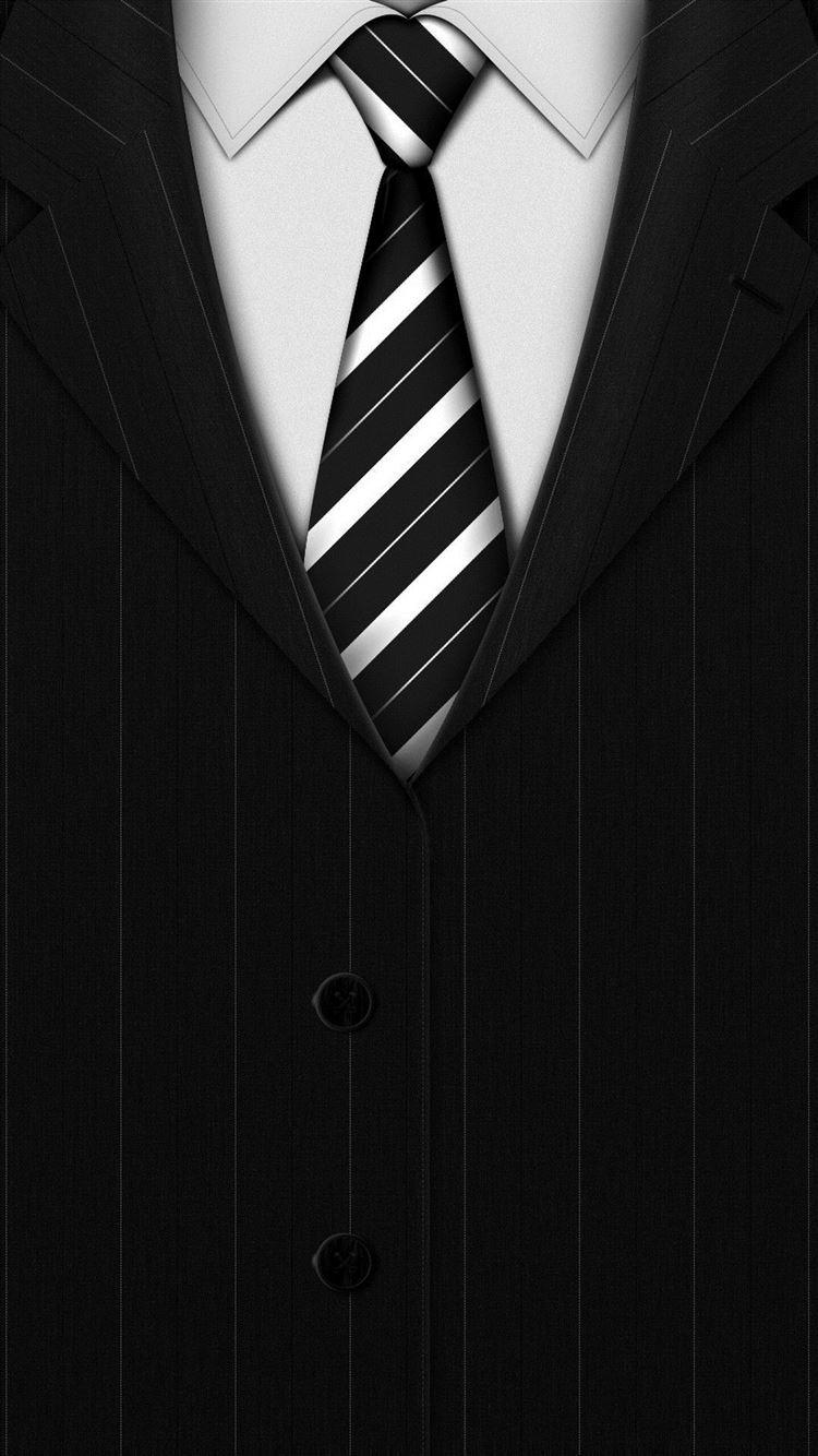 750x1334 Abstract Black Suit Tie Background iPhone 8 Wallpaper Free Download