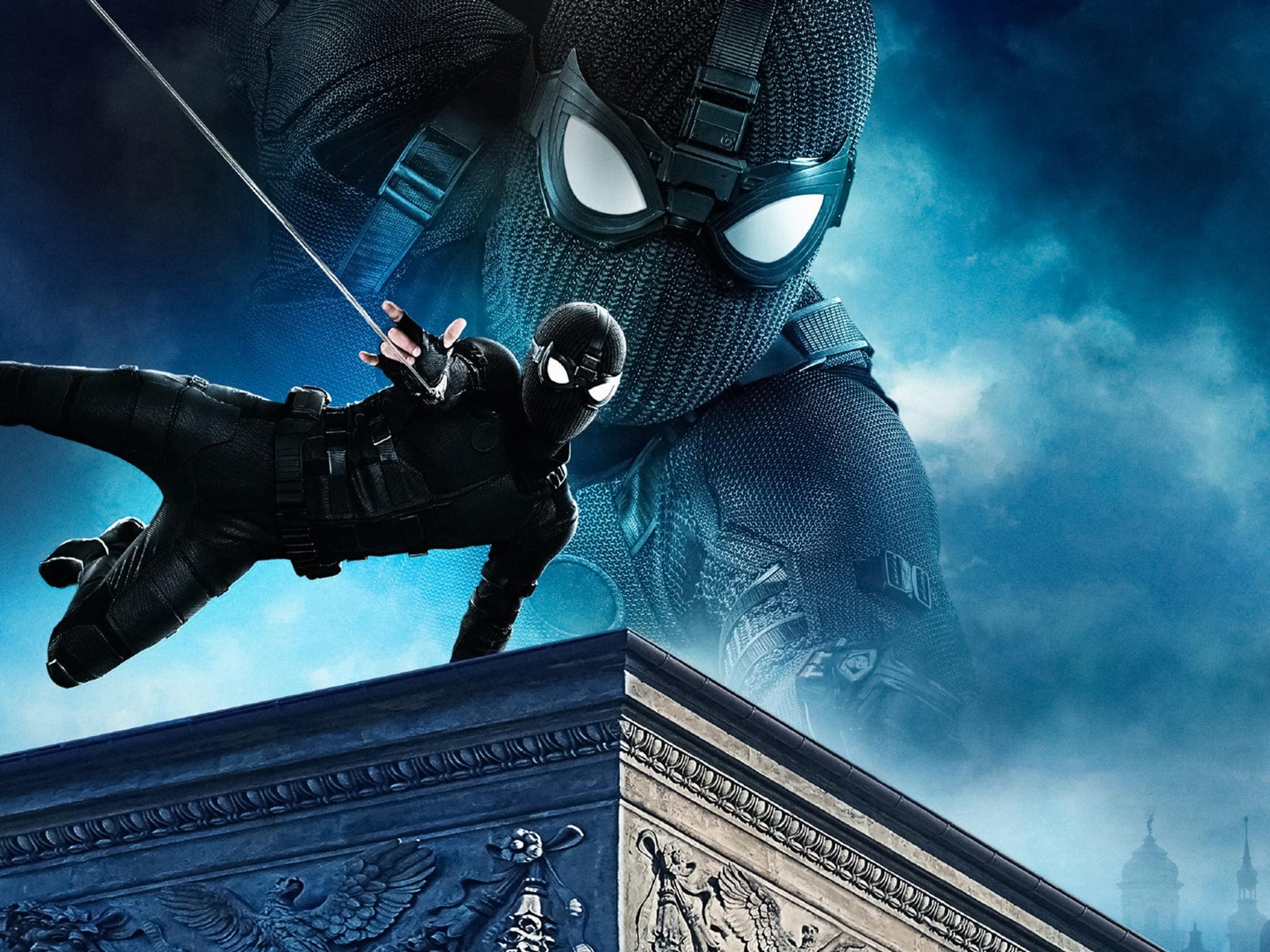 2048x1536 Spider Man: Far From Home Wallpaper 4K, Night Monkey, Movies