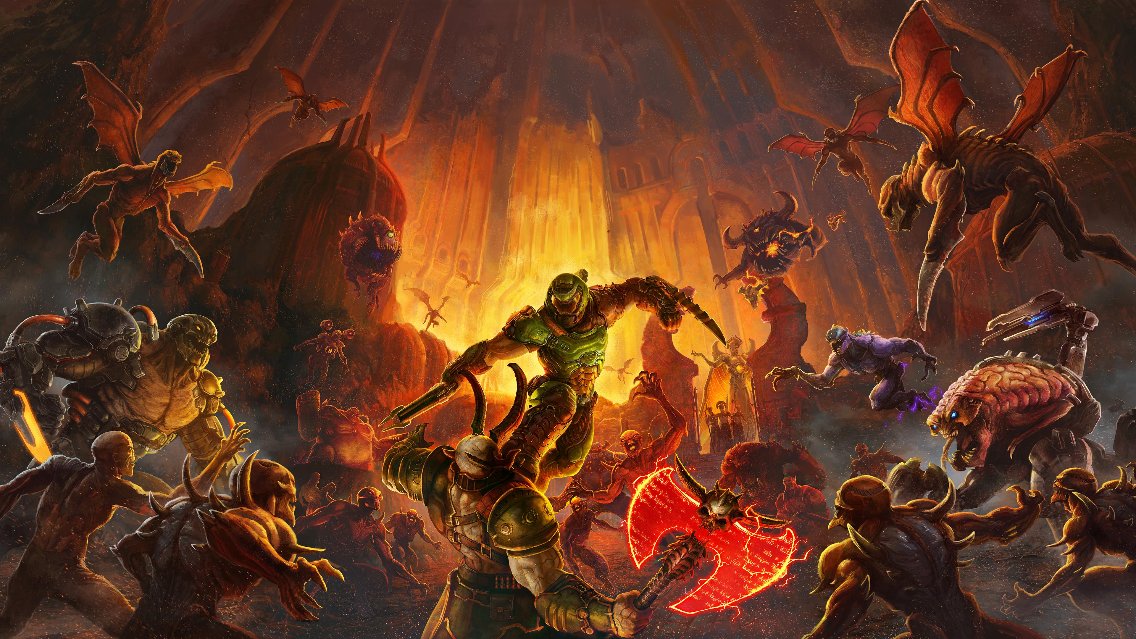 3840x2160 DOOM Eternal HD Wallpaper and Background