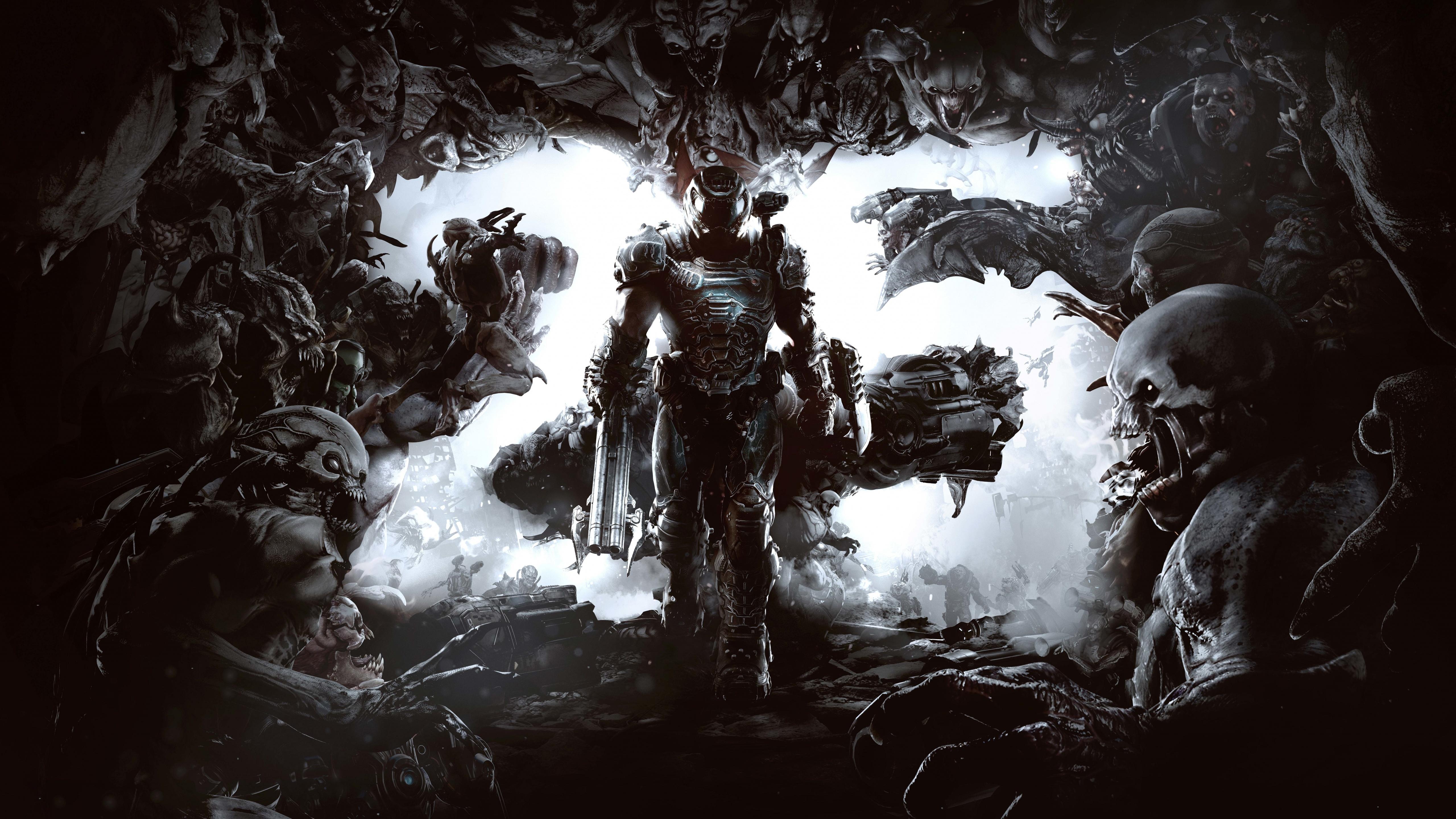 5120x2880 Doom Eternal Wallpaper 4K, 25th Anniversary, Games