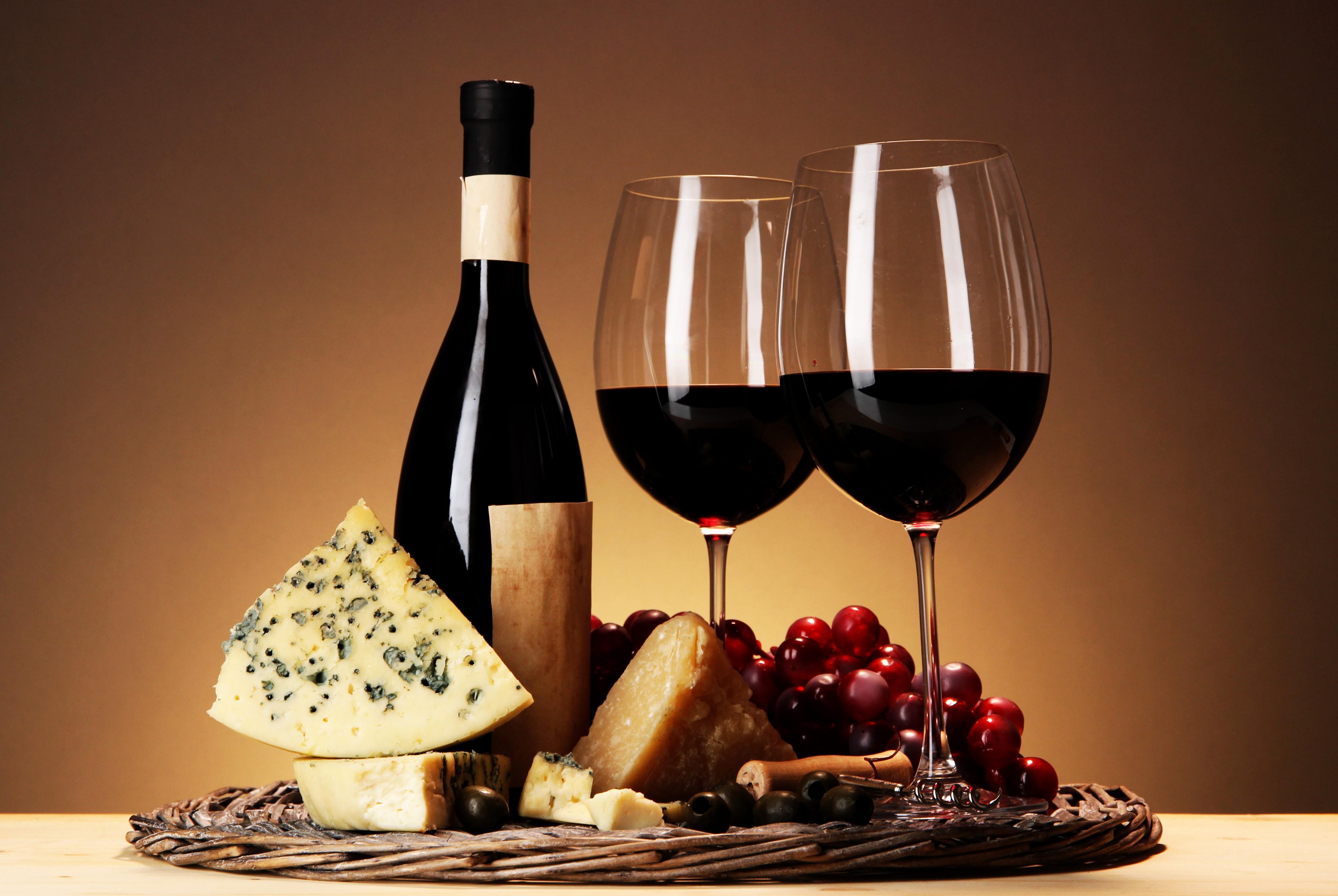 4255x2850 4K, Wine, Grapes, Cheese, Stemware, Bottle Gallery HD Wallpaper