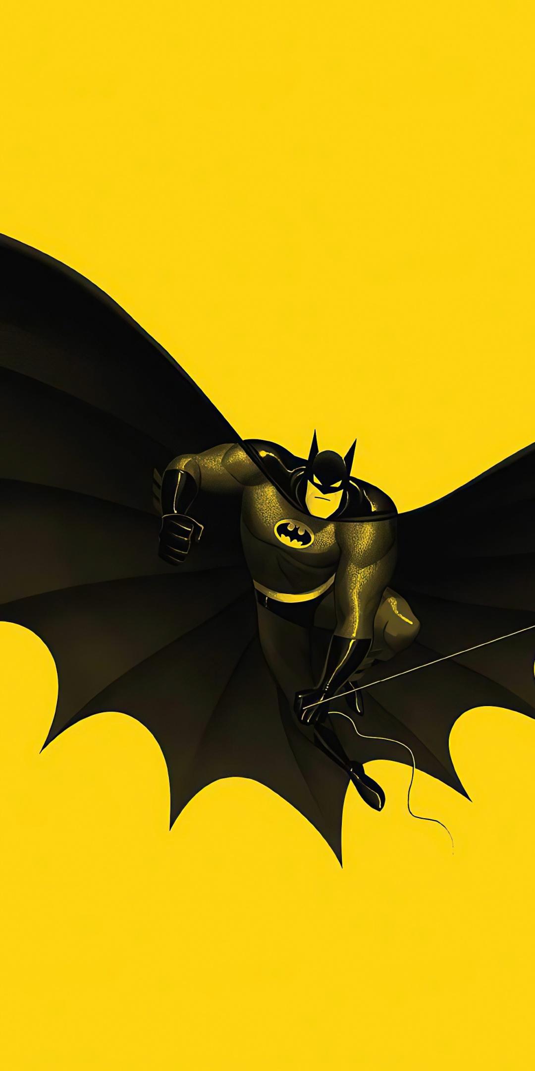 1080x2160 Batman Wallpaper 4K, Minimal art, Minimal