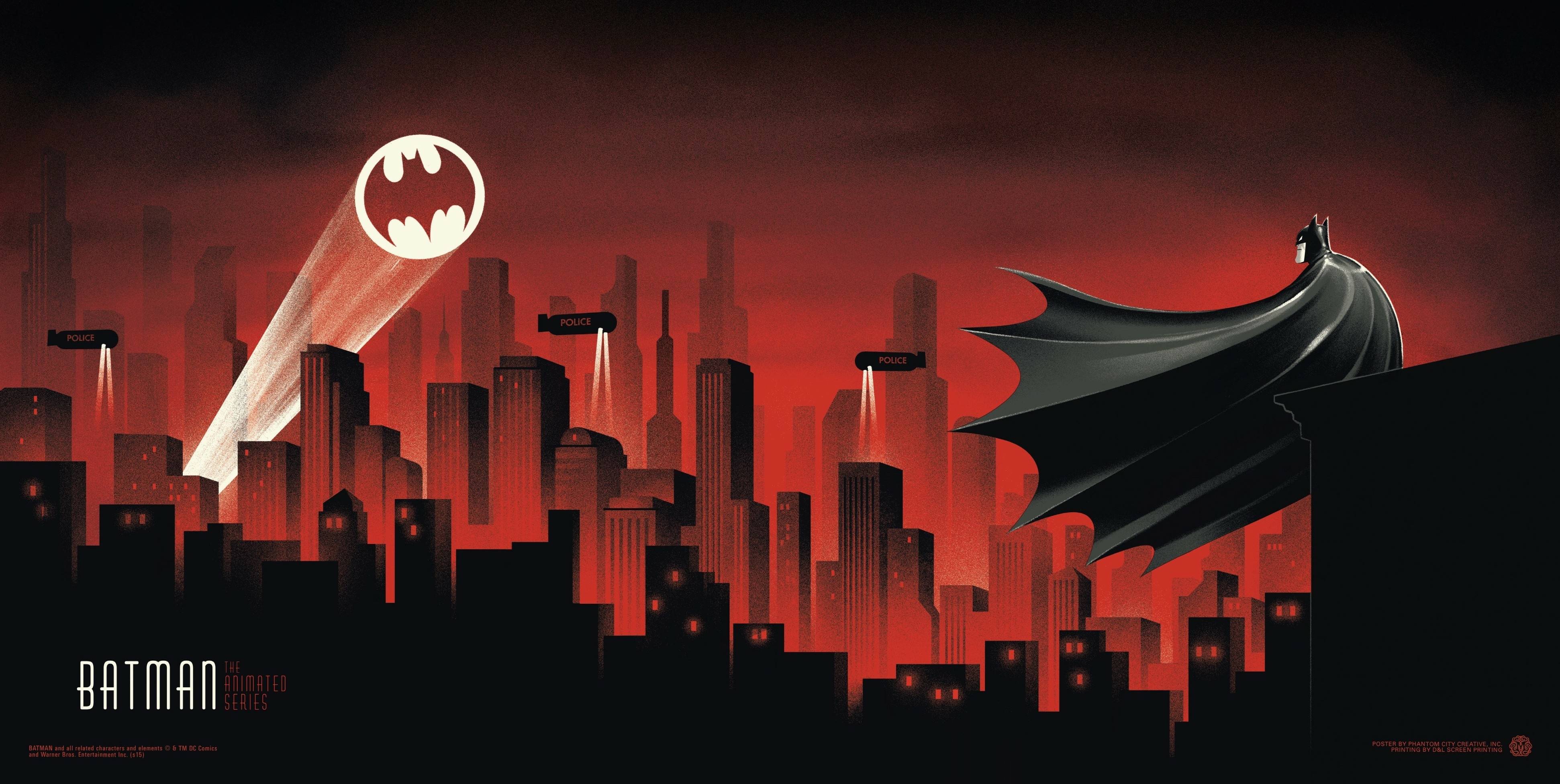 3884x1953 Batman The Animated Series HD Wallpaper, HD Superheroes 4K Wallpaper, Image, Photo and Background