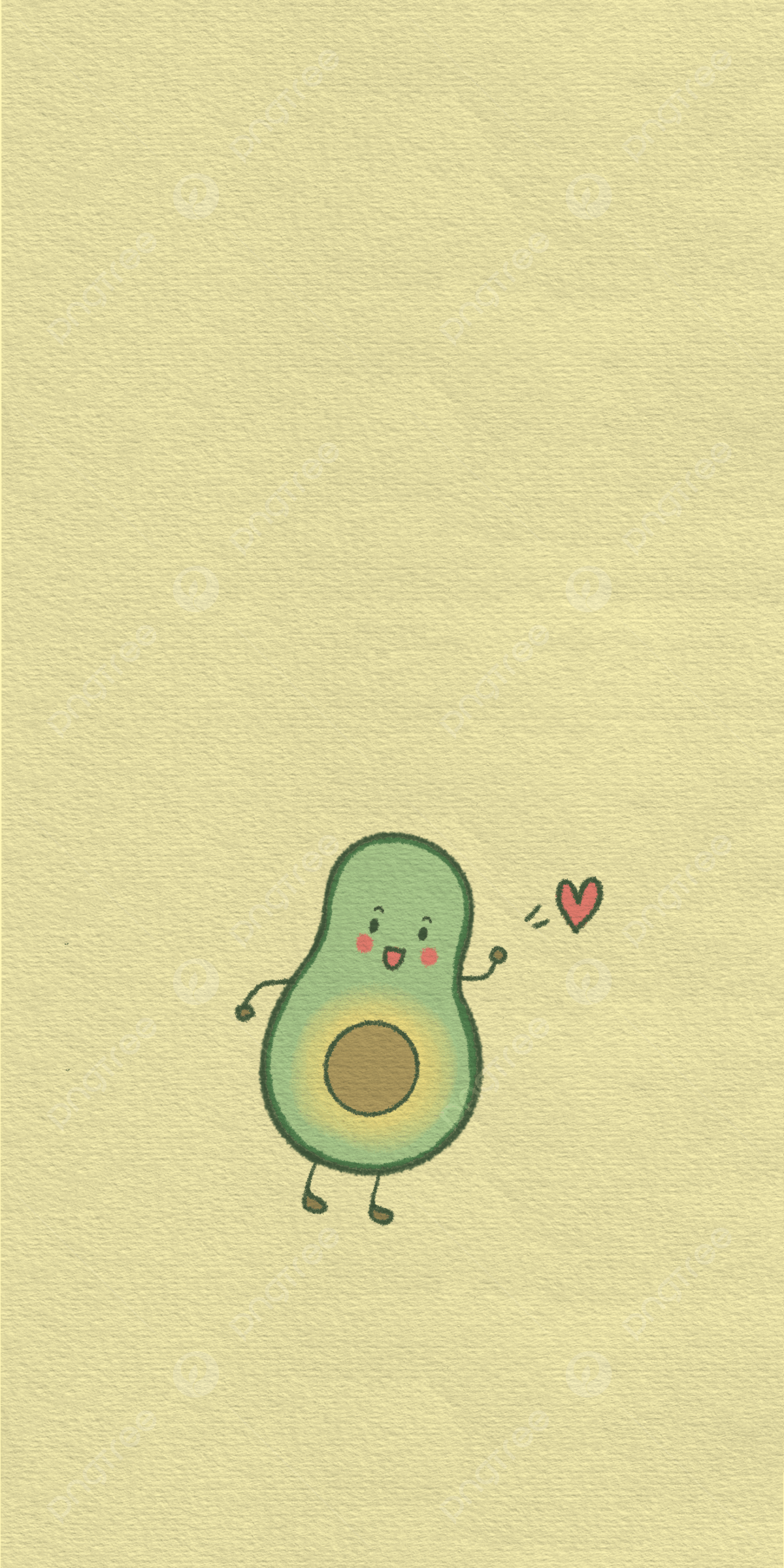 1200x2400 Paper Texture Texture Cute Avocado Inspirational Mobile Wallpaper Background Wallpaper Image For Free Download