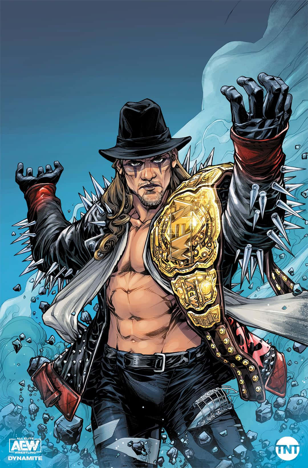 1080x1640 Download Chris Jericho Aew Dc Collab Wallpaper