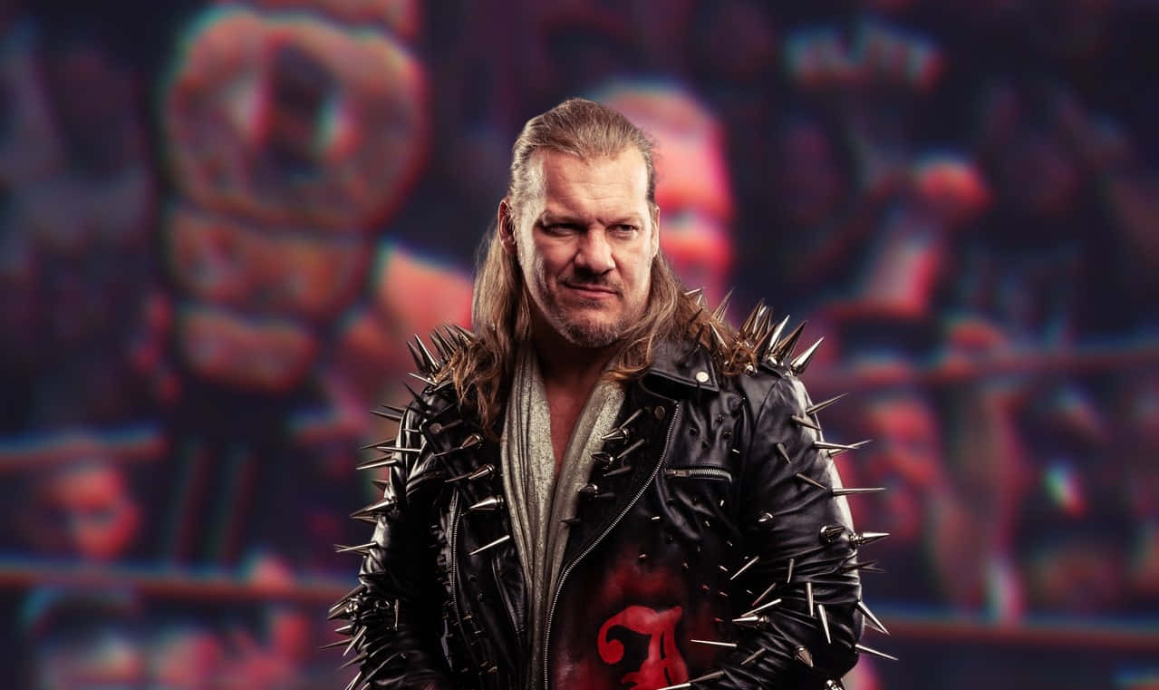 1279x761 Download Chris Jericho Aew Spiky Jacket Wallpaper