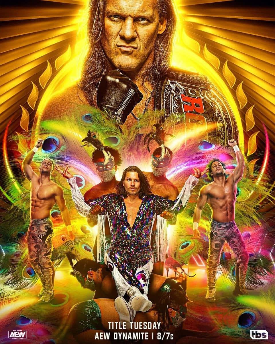 960x1200 Download Roh World Champions Dalton Castle And Chris Jericho Promo Poster Wallpaper