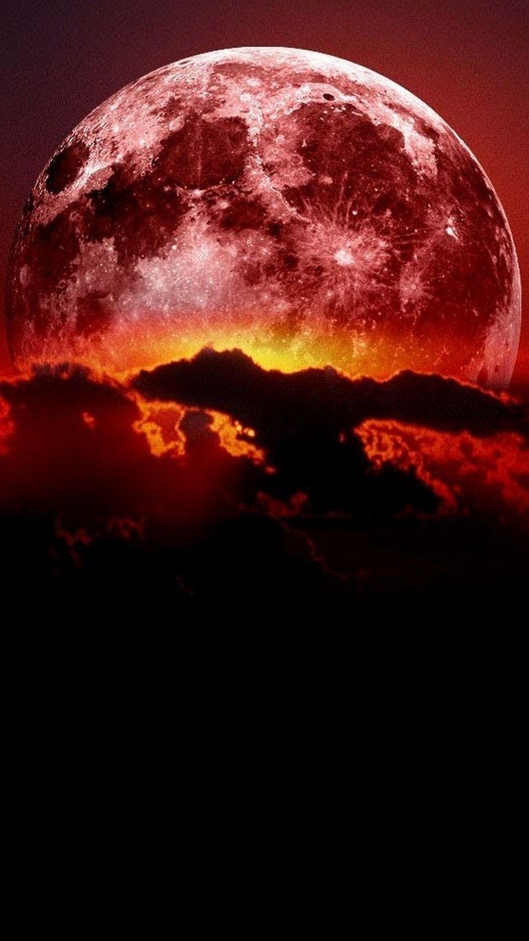 Red Moon Eclipse Ultra HD Desktop Background Wallpaper for 4K UHD TV :  Tablet : Smartphone