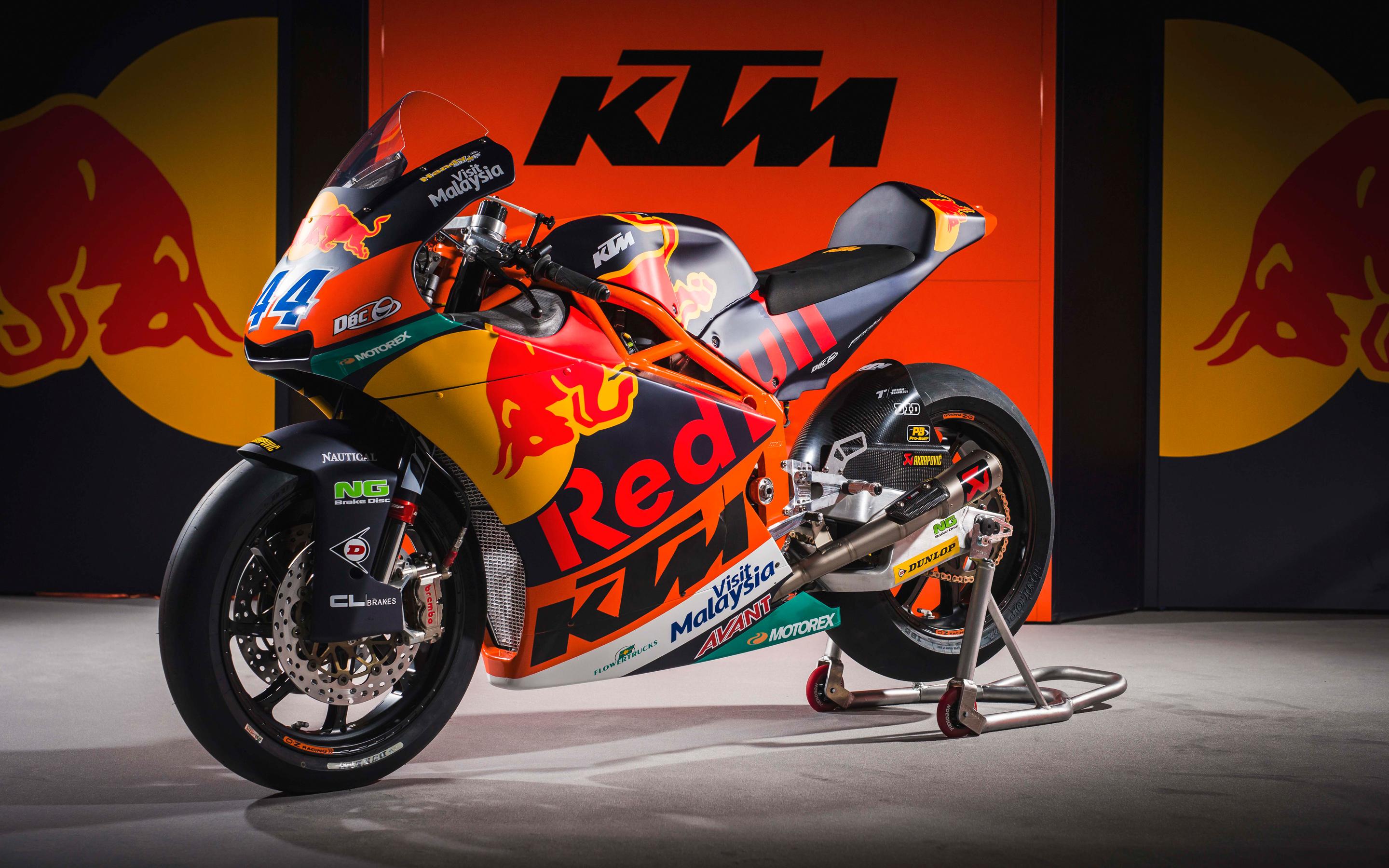 2880x1800 Wallpaper 4k 2017 KTM Moto2 MotoGP Race bike 4K Wallpaper