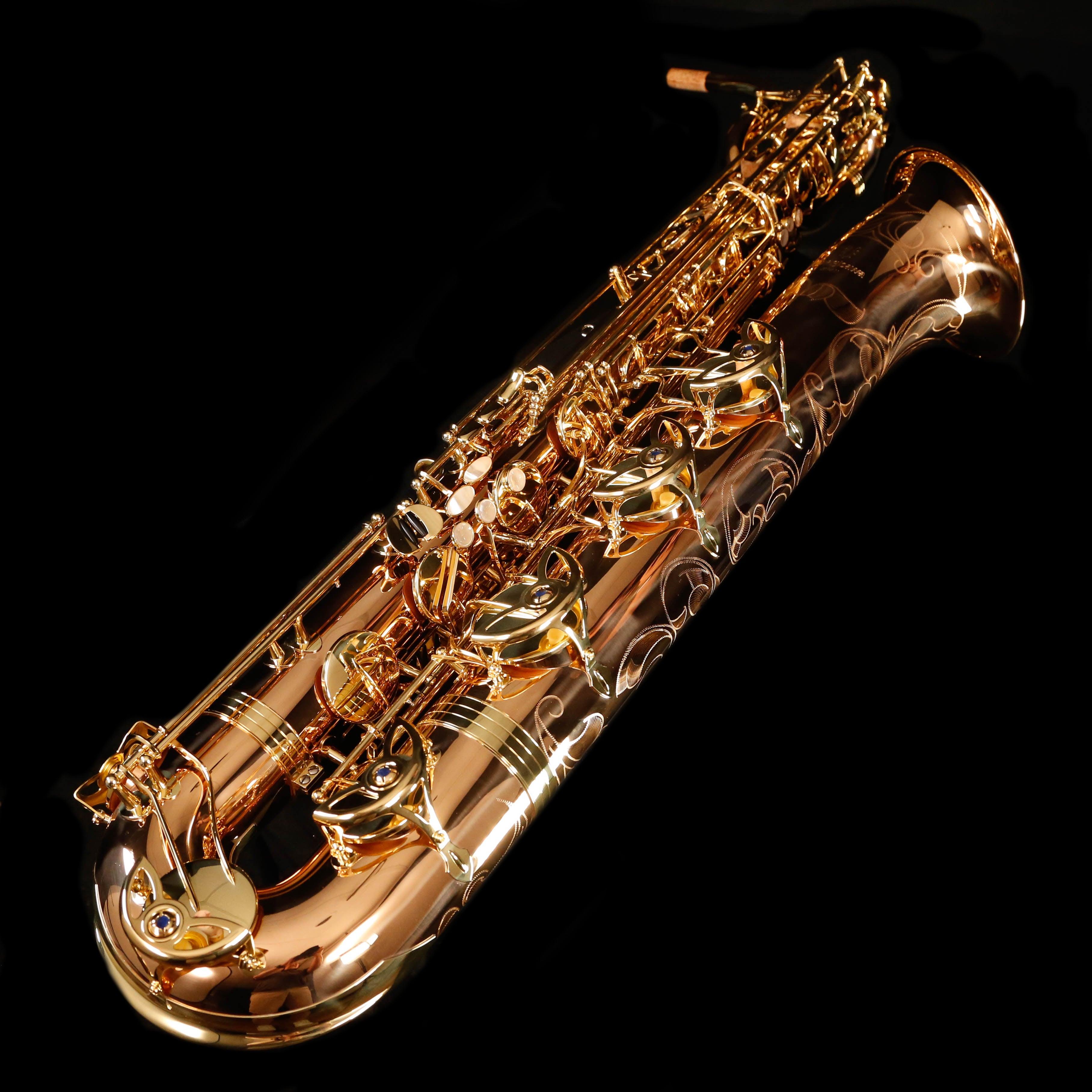 3632x3632 Yanagisawa BWO20 Eb Baritone Saxophone, Bronze, Hand Engraved Bell