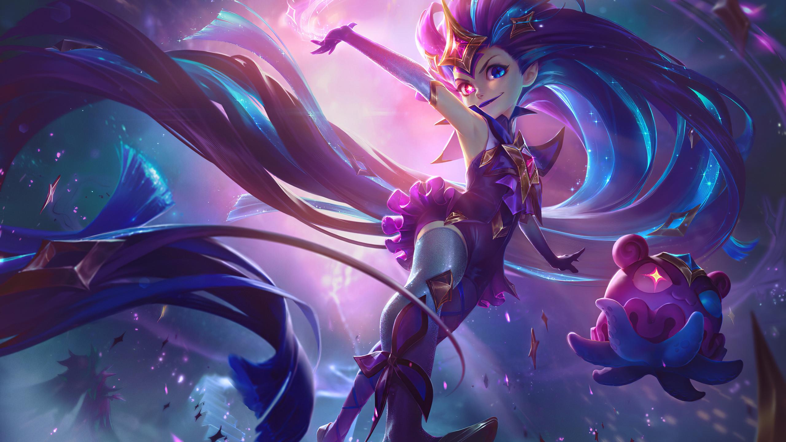 2560x1440 Wallpaper 4k Star Guardian Zoe Wallpaper