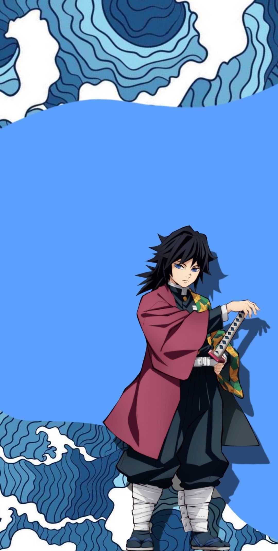 1080x2141 Giyu Tomioka Wallpaper. Anime demon, Anime, Anime king