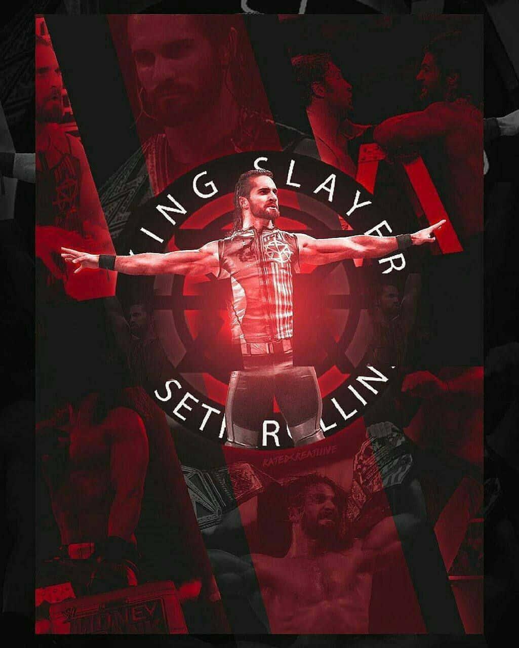 1025x1280 Download King Slayer Seth Rollins Fanart Wallpaper