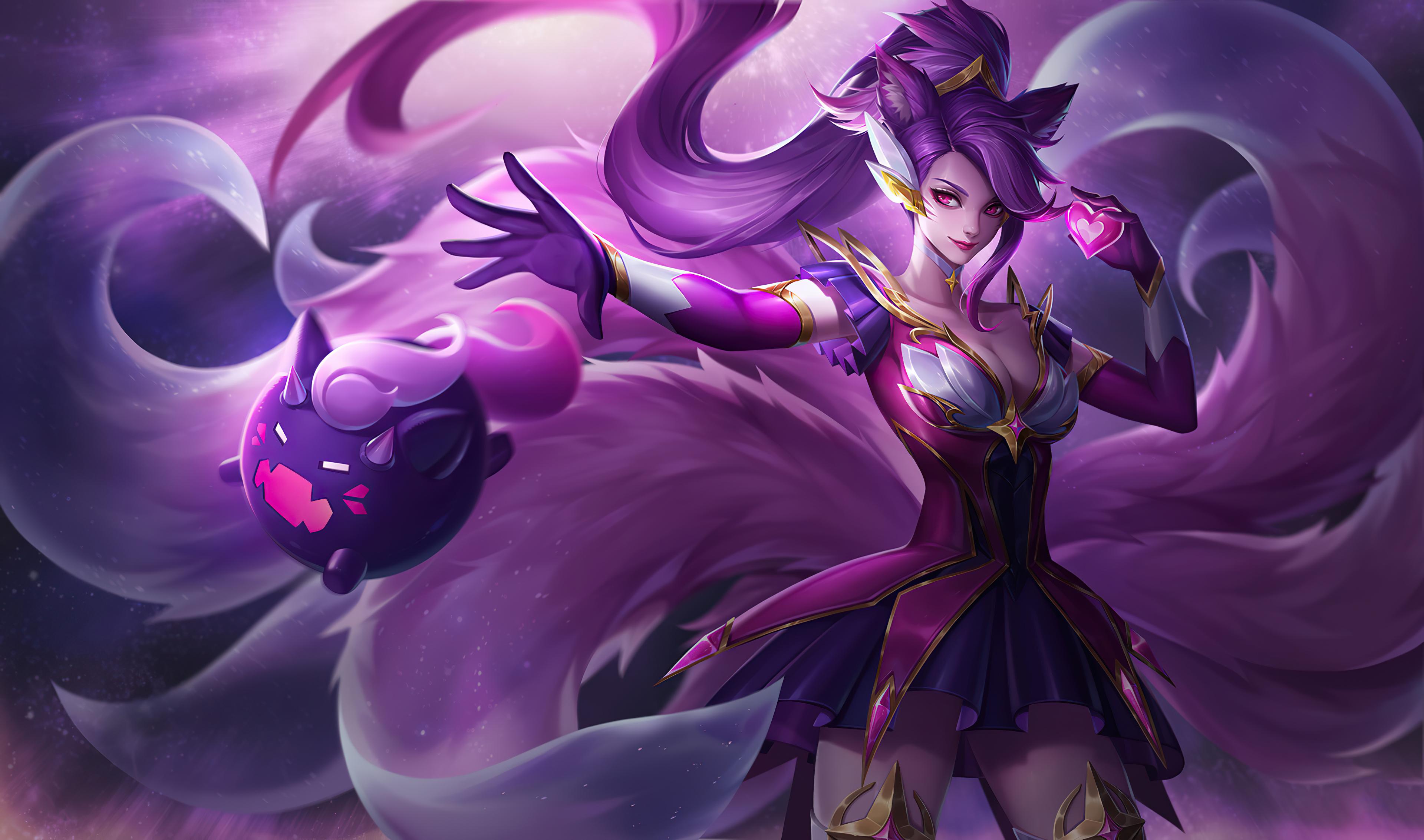 3840x2266 Wallpaper 4k Star Guardian Ahri Wallpaper