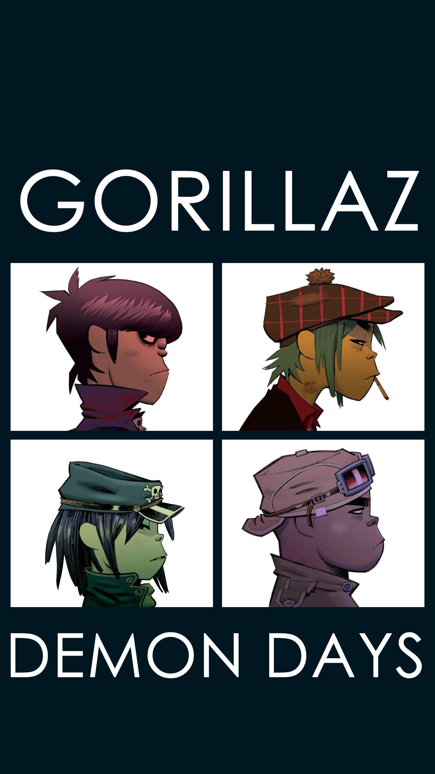 1440x2560 Android Demon Days (by Gorillaz) Album Art Wallpaper (2560 1440). Gorillaz Albums, Gorillaz, Gorillaz Art