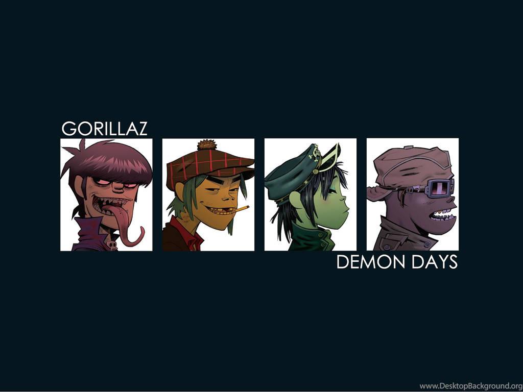 1024x768 Download Gorillaz Demon Days Album Wallpaper