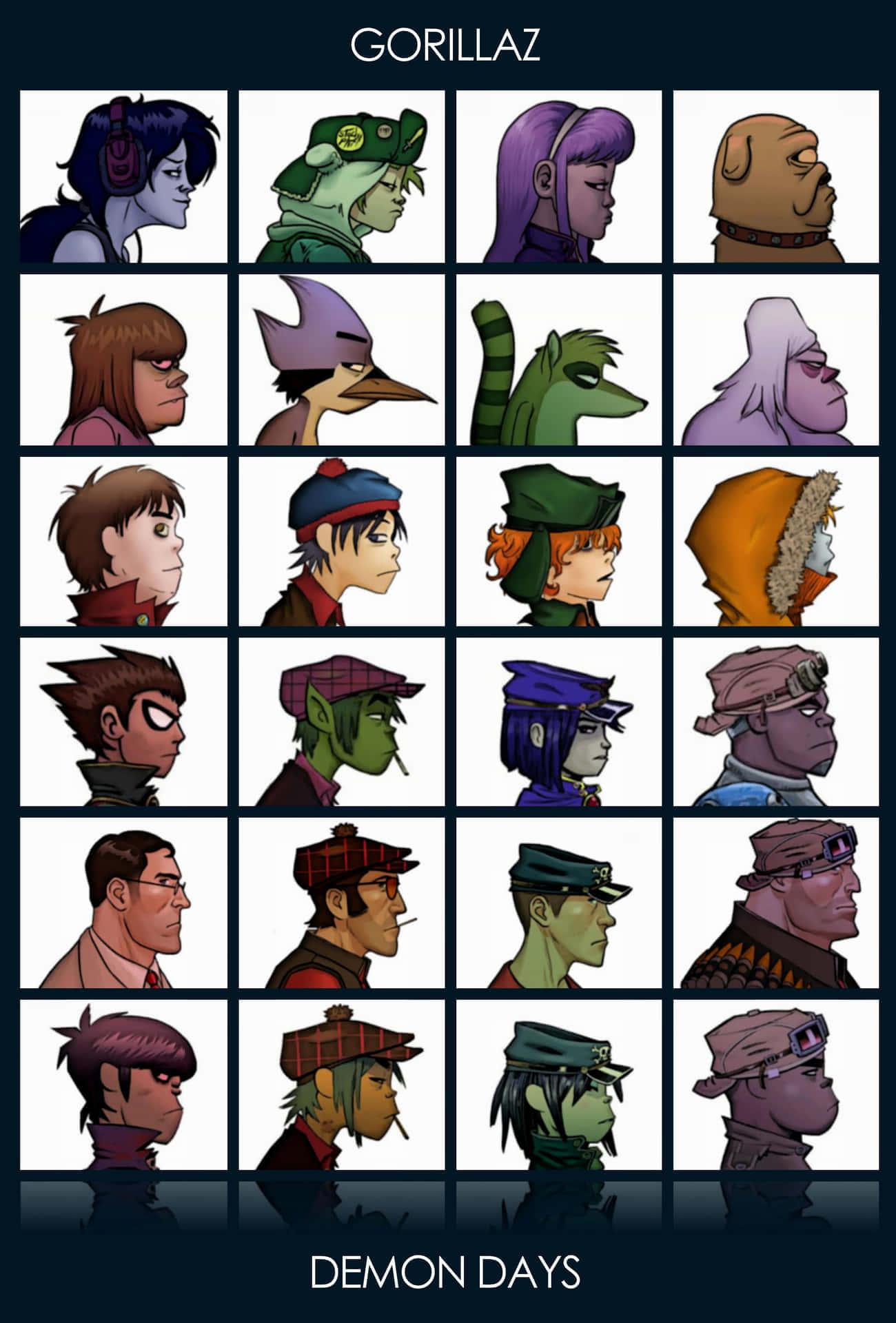1300x1920 Download Gorillaz Demon Days By Sassy