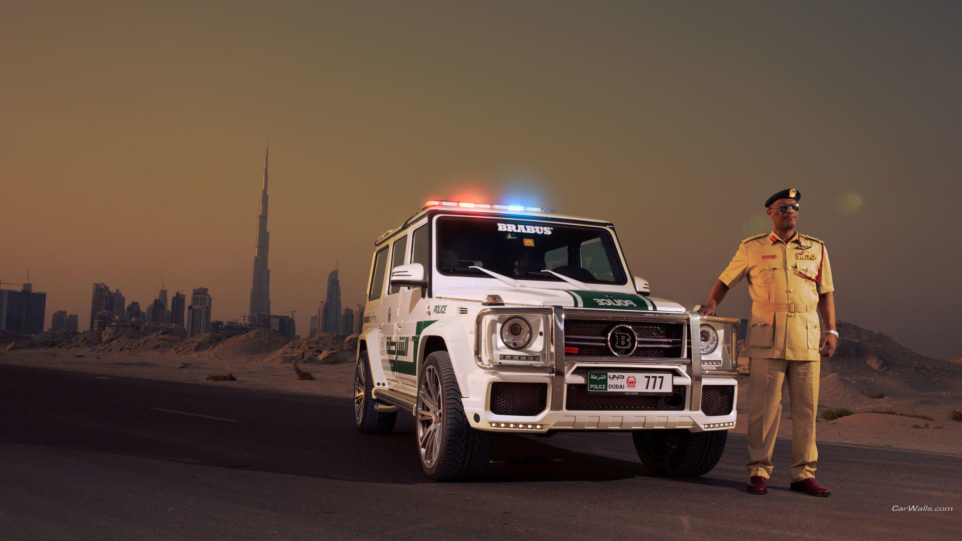 1920x1080 Brabus B63S 700 Widestar Dubai Police Edition HD Wallpaper and Background