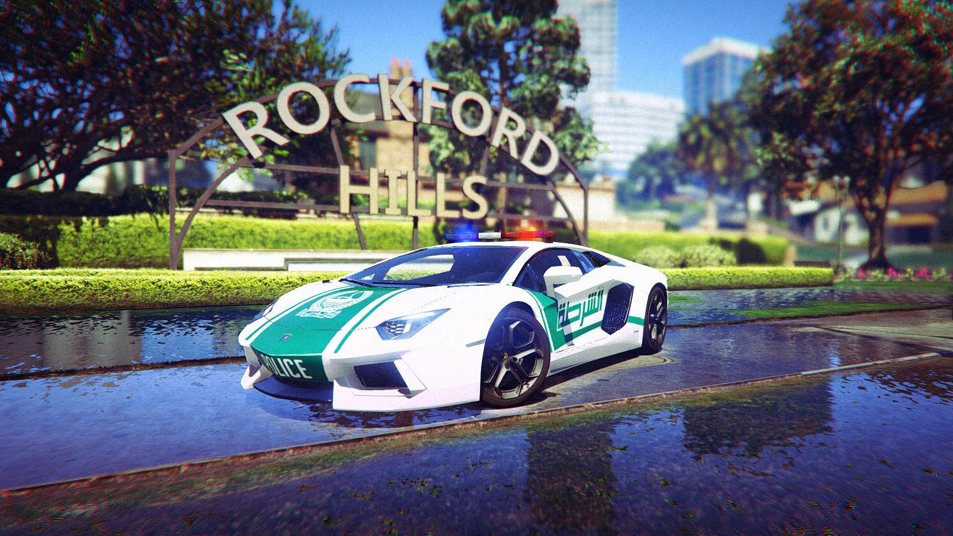 1920x1080 Dubai Police Aventador