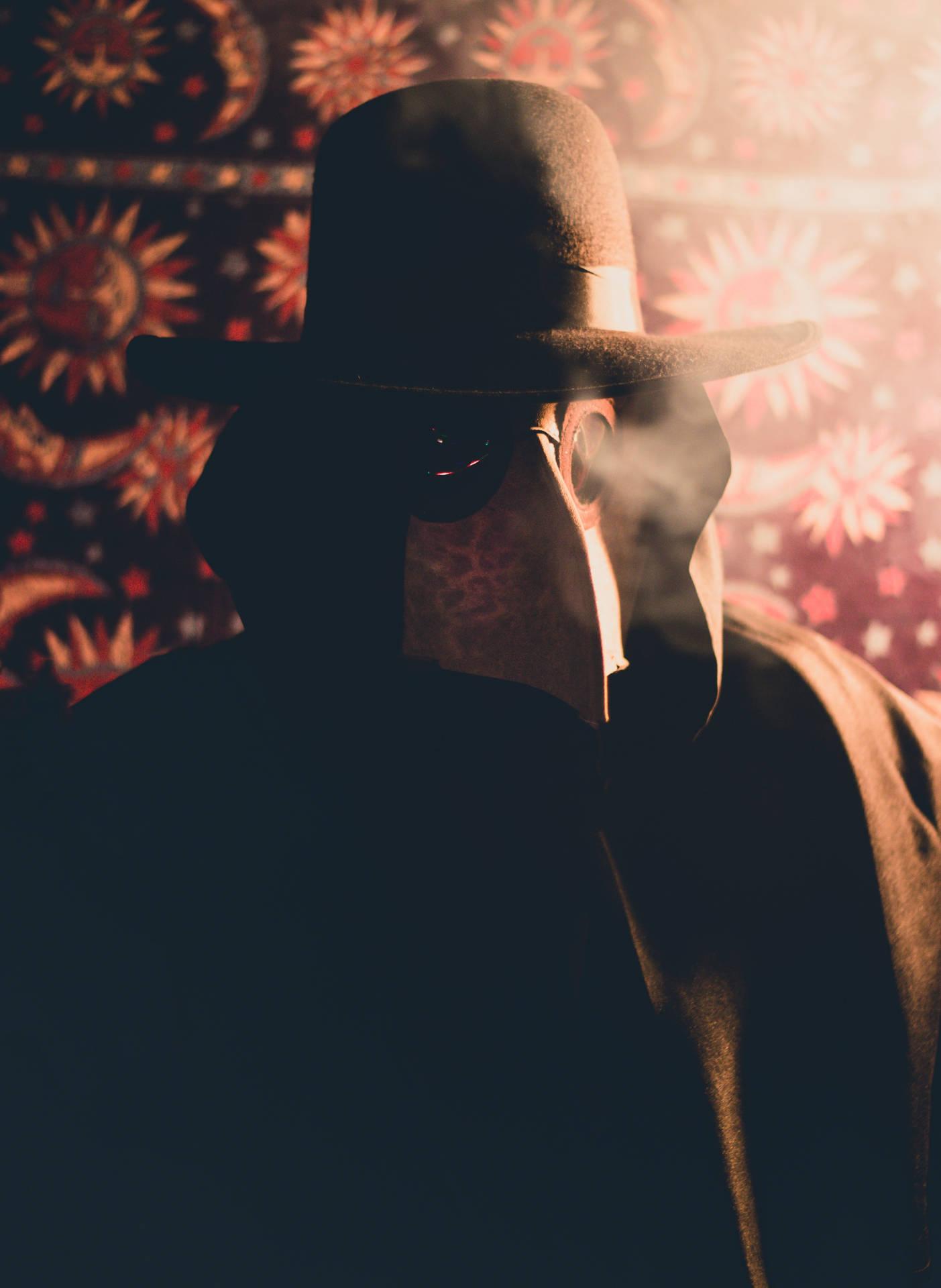 1403x1920 Download Ominous Beaked Mask From The Plague Wallpaper