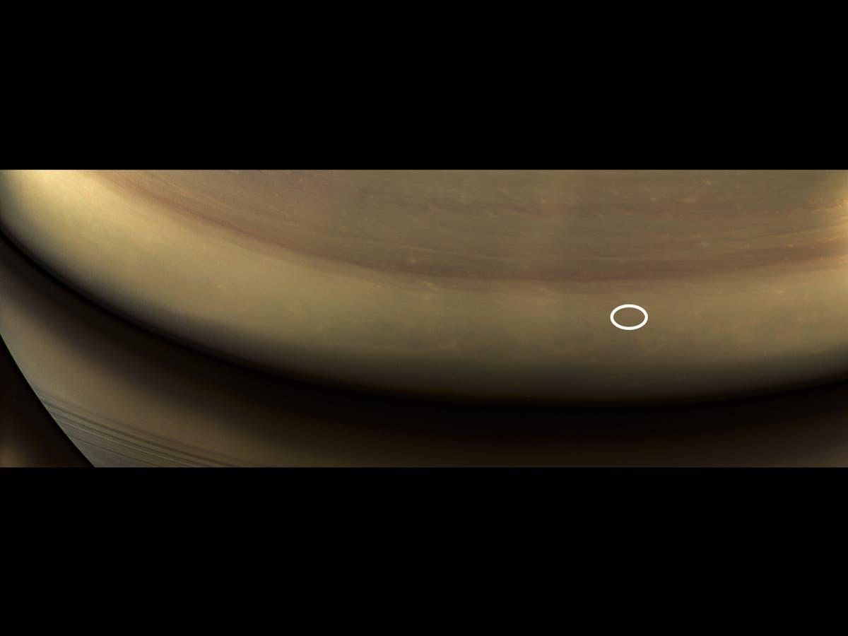 1200x900 Nasa Cassini spacecraft's final image before smashing into Saturn released