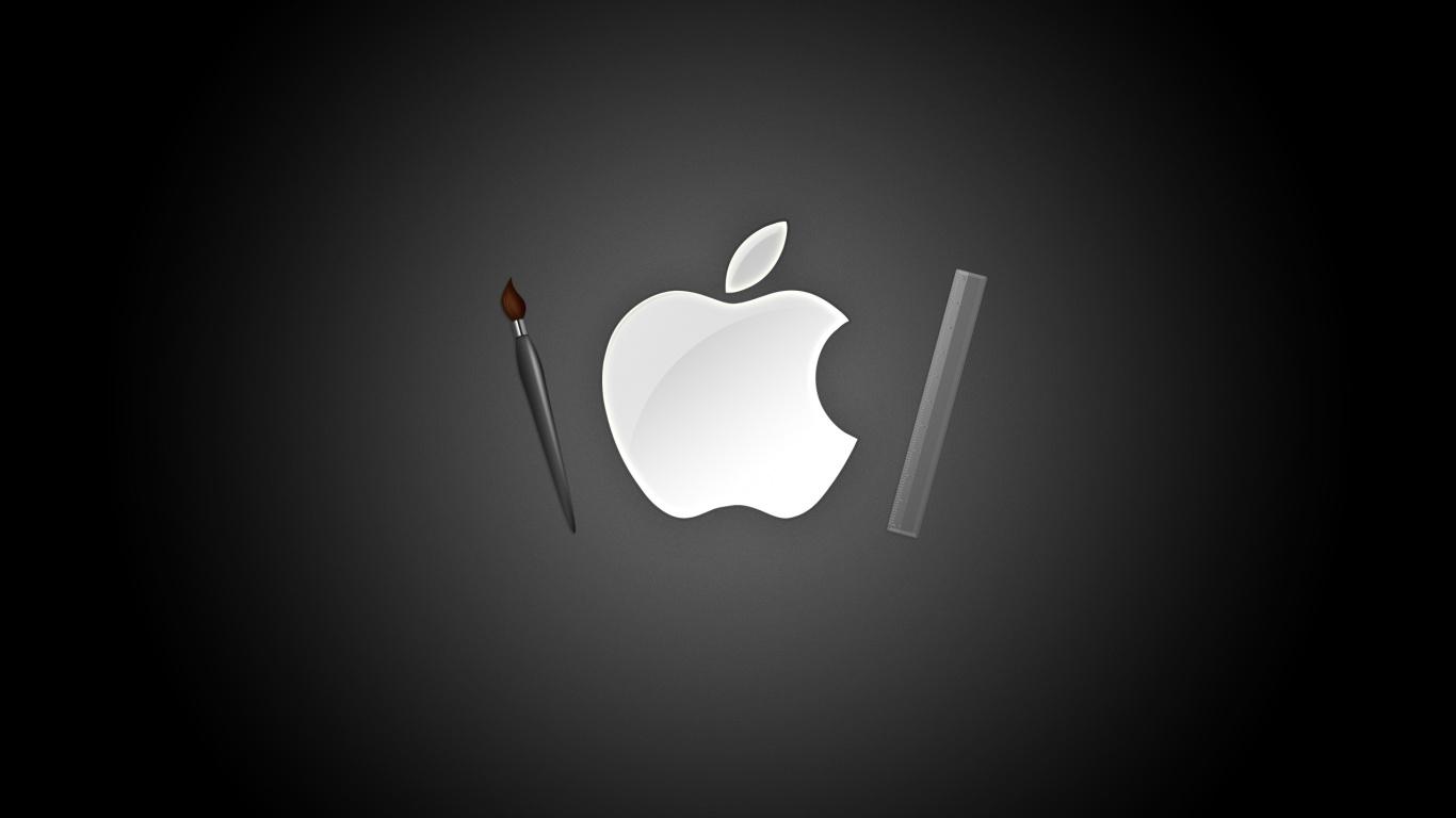 1366x768 Apple modern desktop PC and Mac wallpaper