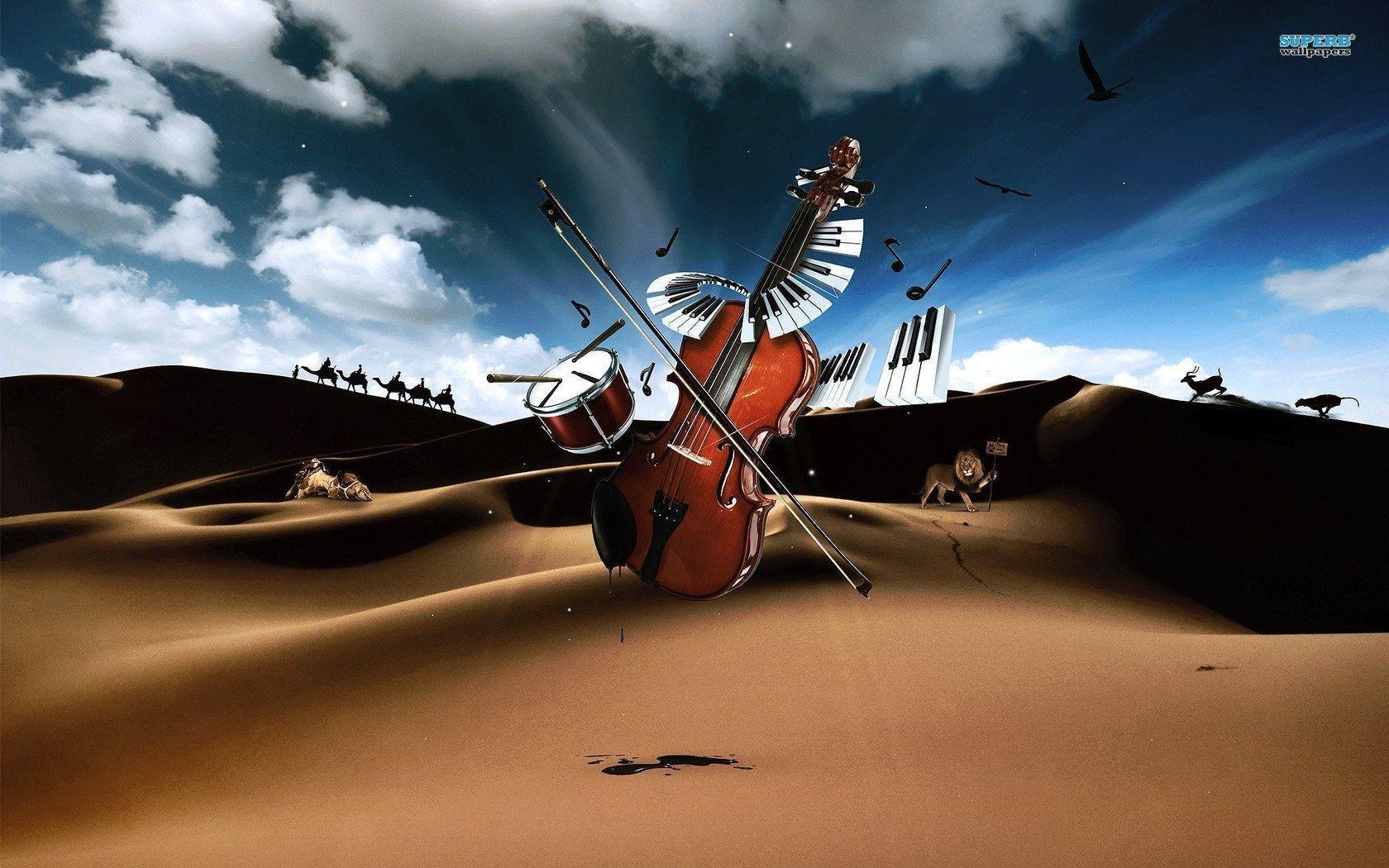 1680x1050 Music Instrument Wallpaper