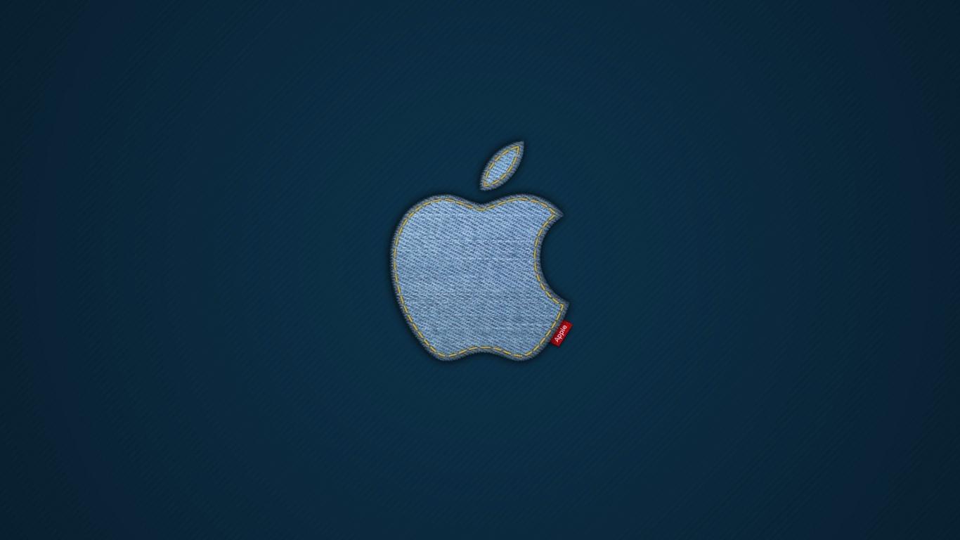 1366x768 Apple Jeans Logo 1366x768 Resolution HD 4k Wallpaper, Image, Background, Photo and Picture