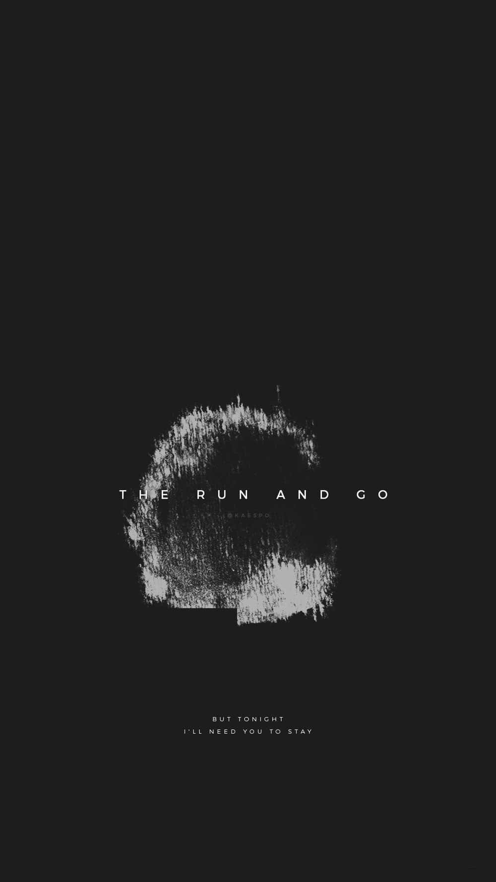 1000x1778 Download Edgy Black Aesthetic Run And Go Wallpaper