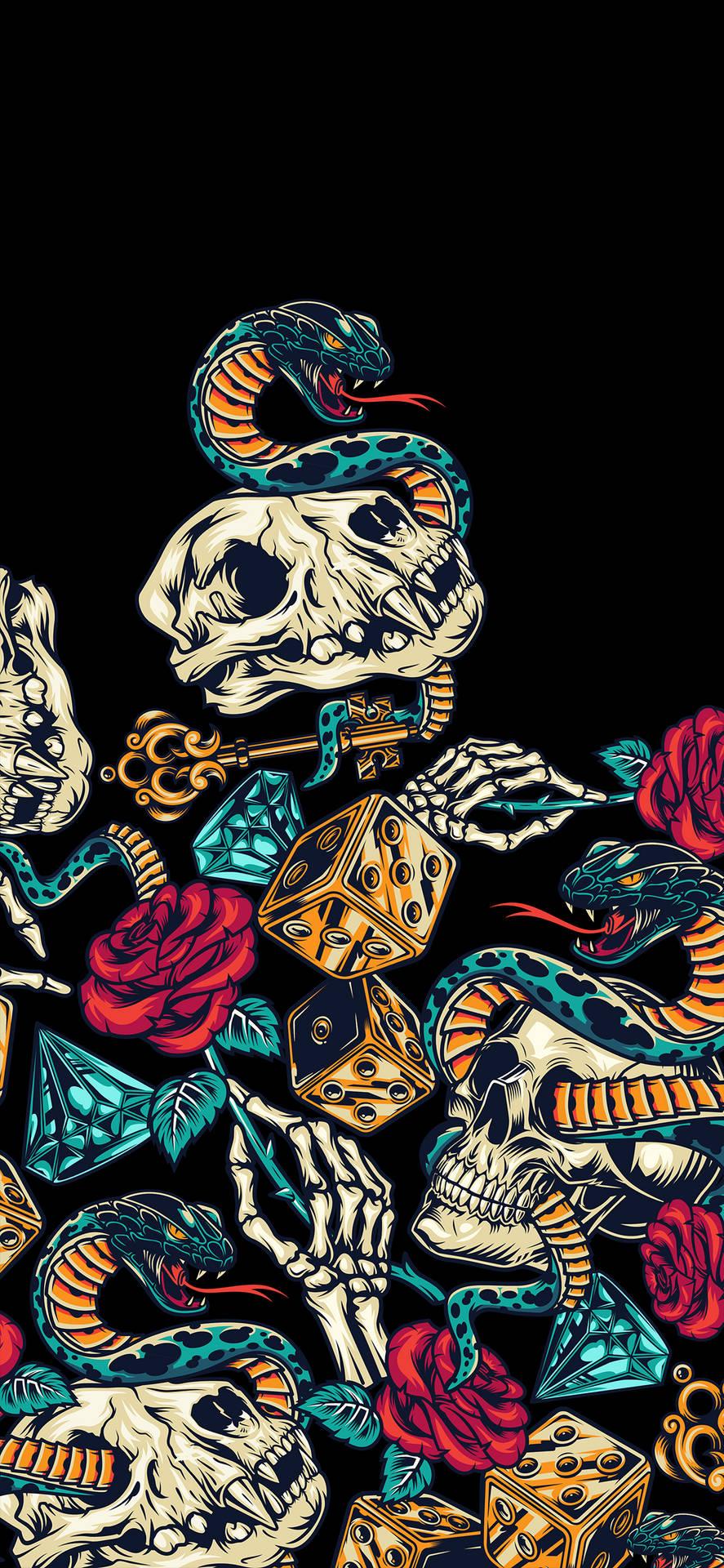887x1920 Download Edgy iPhone Amoled Wallpaper