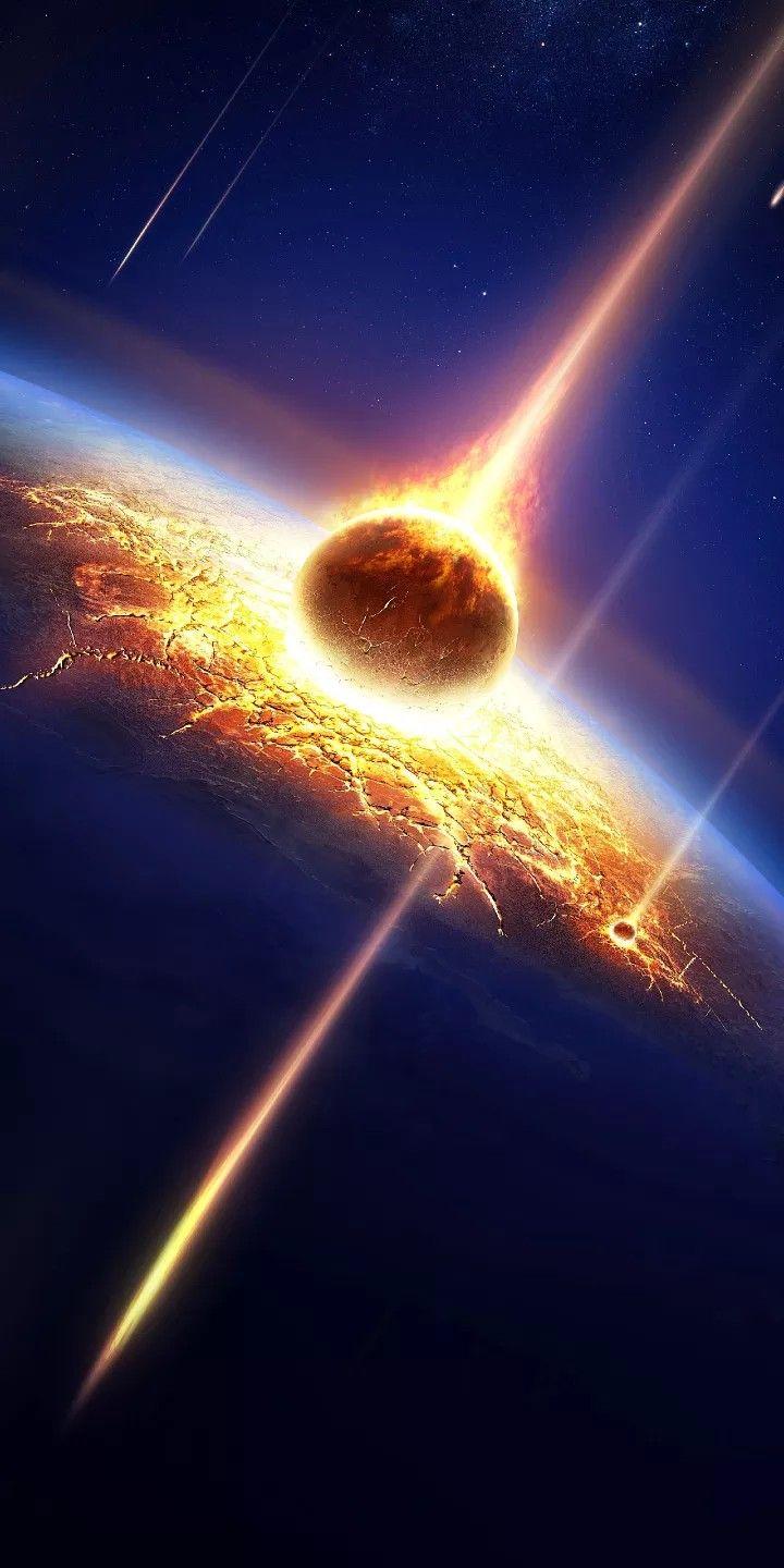 720x1440 hi. Meteor shower, Mosaic picture, Phone wallpaper