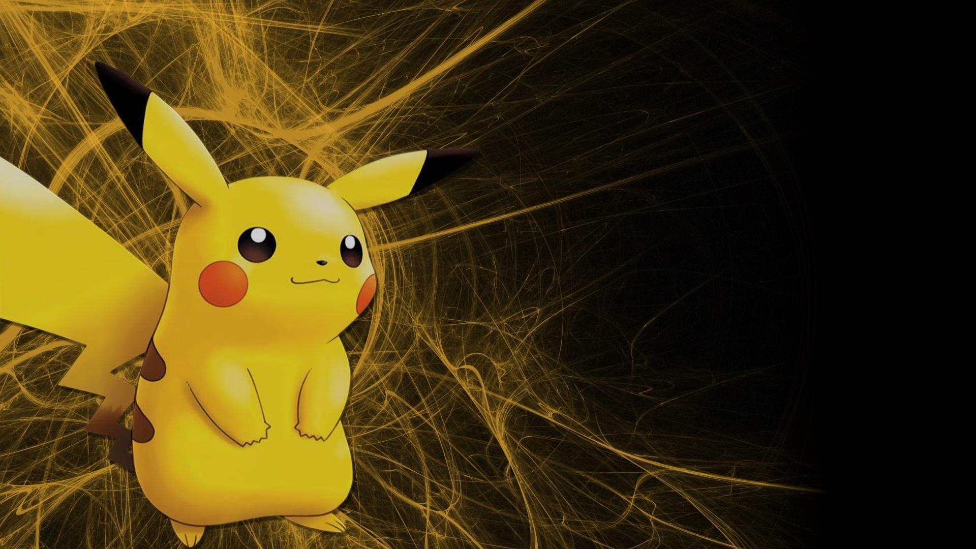 1920x1080 Free download Pikachu Pikachu against a simple black background Keeping it classy [1920x1080] for your Desktop, Mobile & Tablet. Explore Pokemon Pikachu Wallpaper. Pokemon Pikachu Wallpaper, Pikachu Wallpaper, Pokemon Wallpaper Pikachu