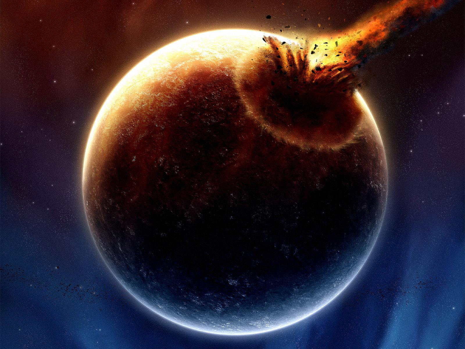 1600x1200 Asteroid Impact