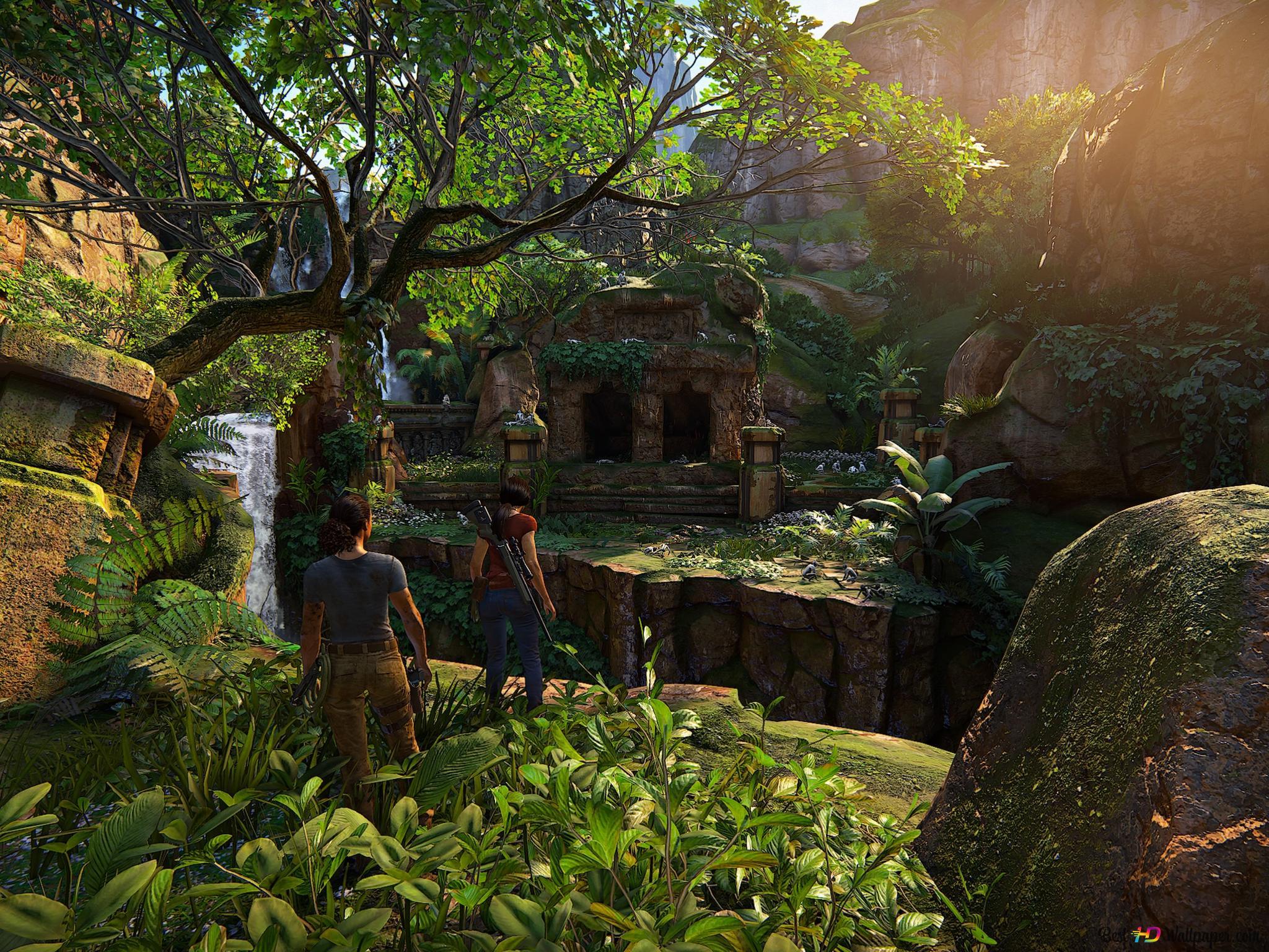 2048x1536 Uncharted: Chloe and Nadine found the lost legacy 4K wallpaper download