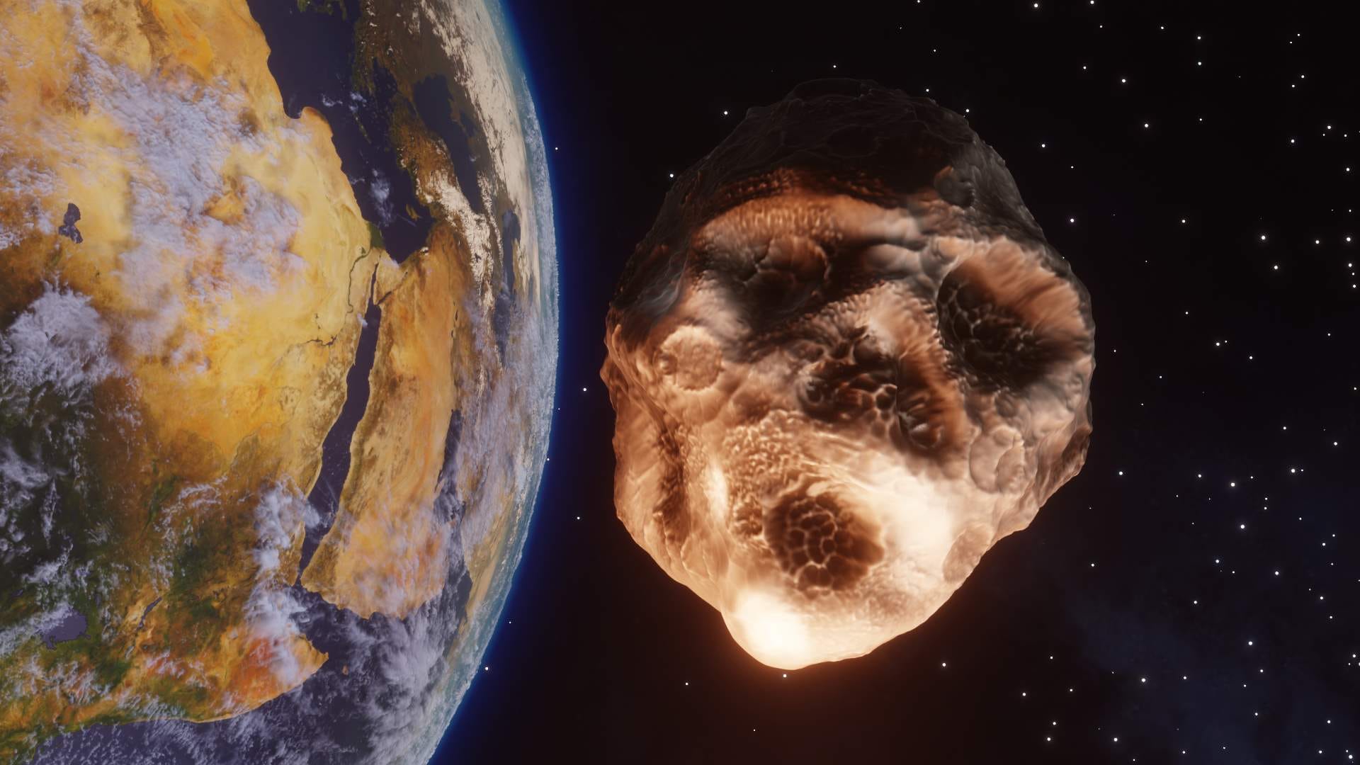 1920x1080 Asteroids 2023. Will an Asteroid Hit Earth. Asteroid Hitting Earth