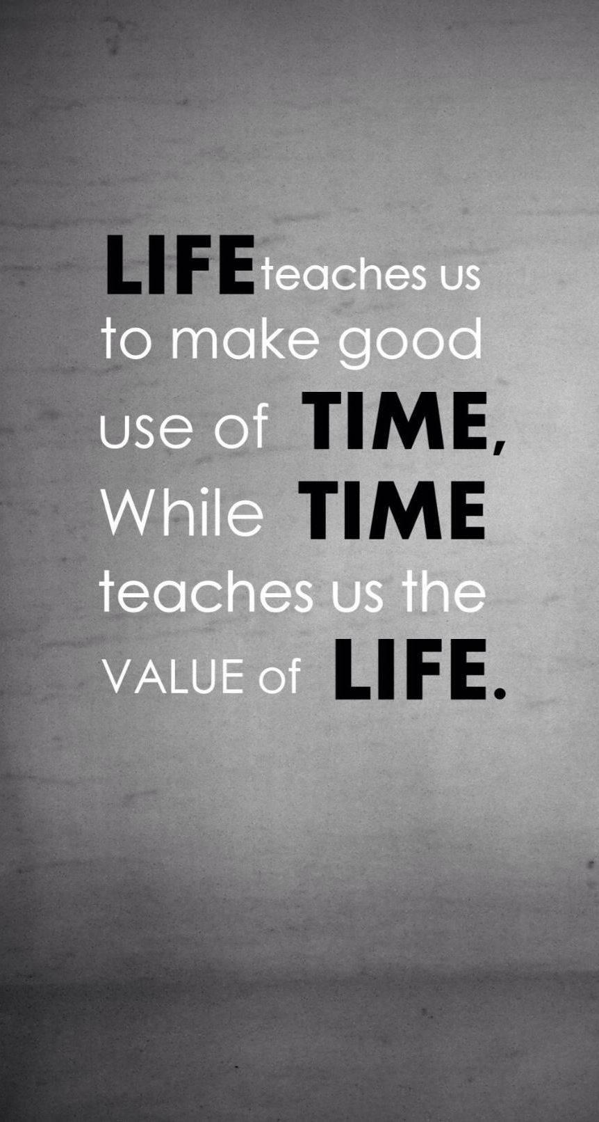 862x1612 Download Life Quotes About Time Wallpaper