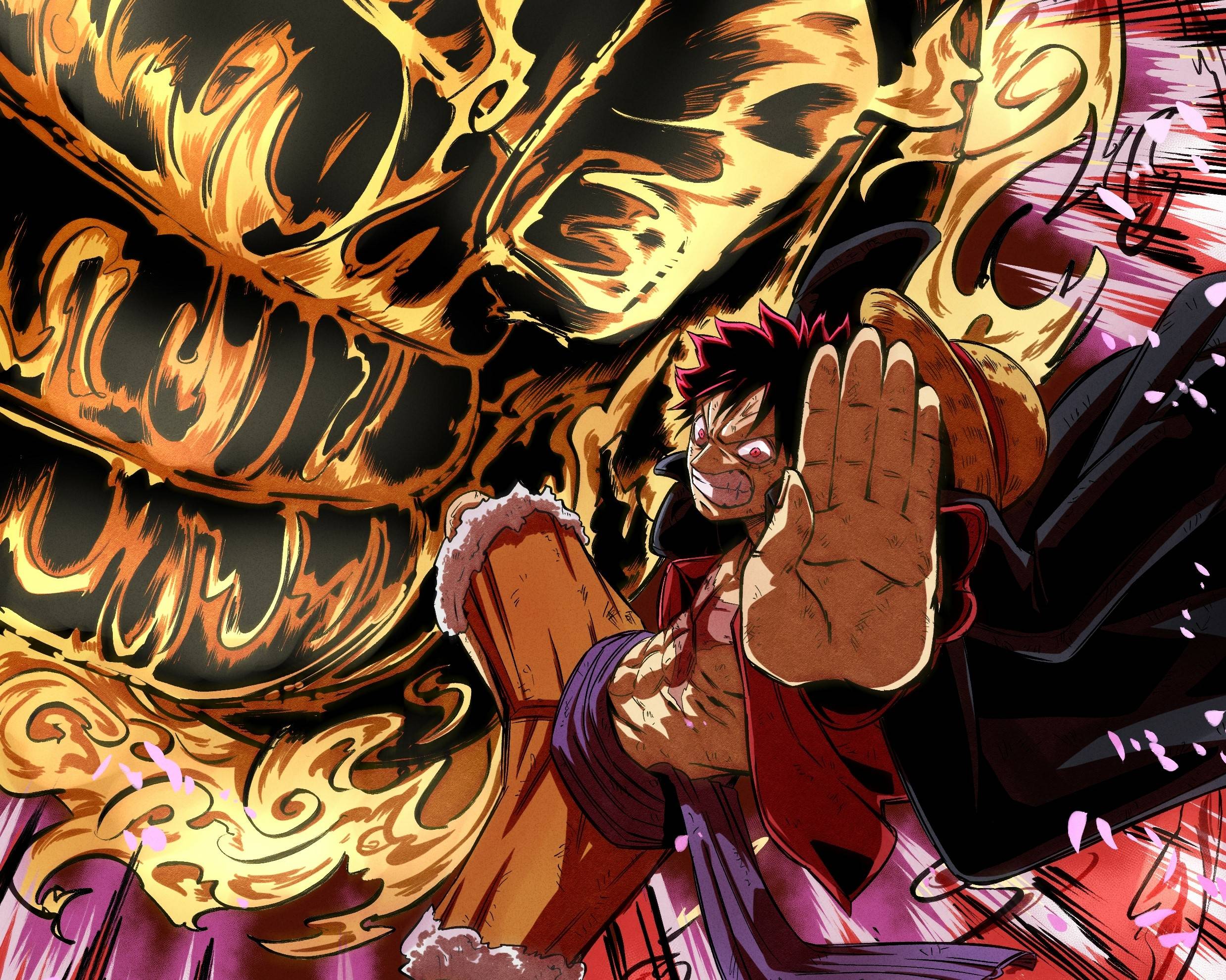 2477x1982 Monkey D. Luffy One Piece HD Colorful Art Wallpaper, HD Anime 4K Wallpaper, Image, Photo and Background
