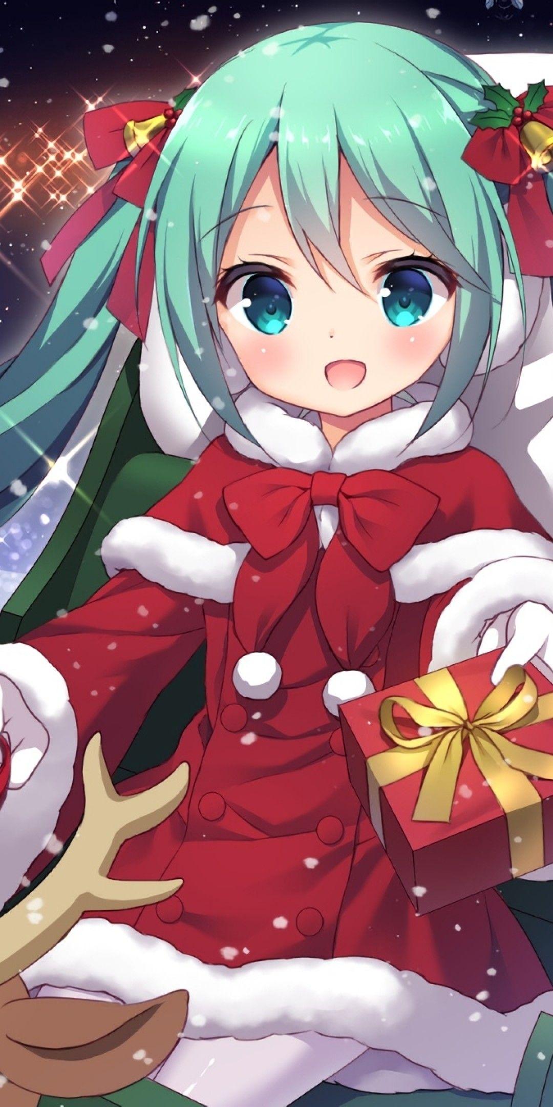 Miku Christmas Anime Wallpapers - Top Free Miku Christmas Anime Backgrounds  - WallpaperAccess