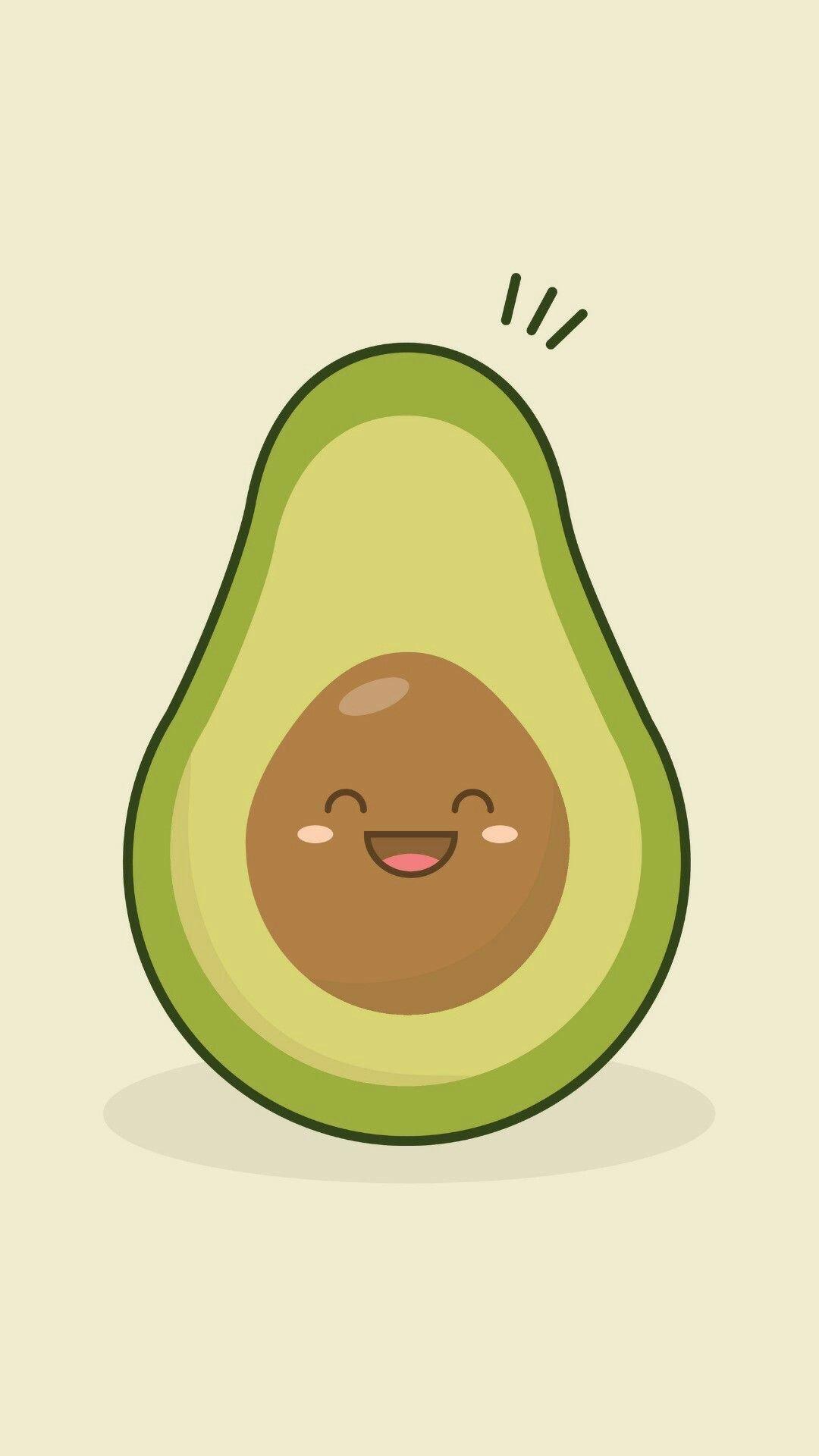 1080x1920 Cute Avocado Wallpaper HD
