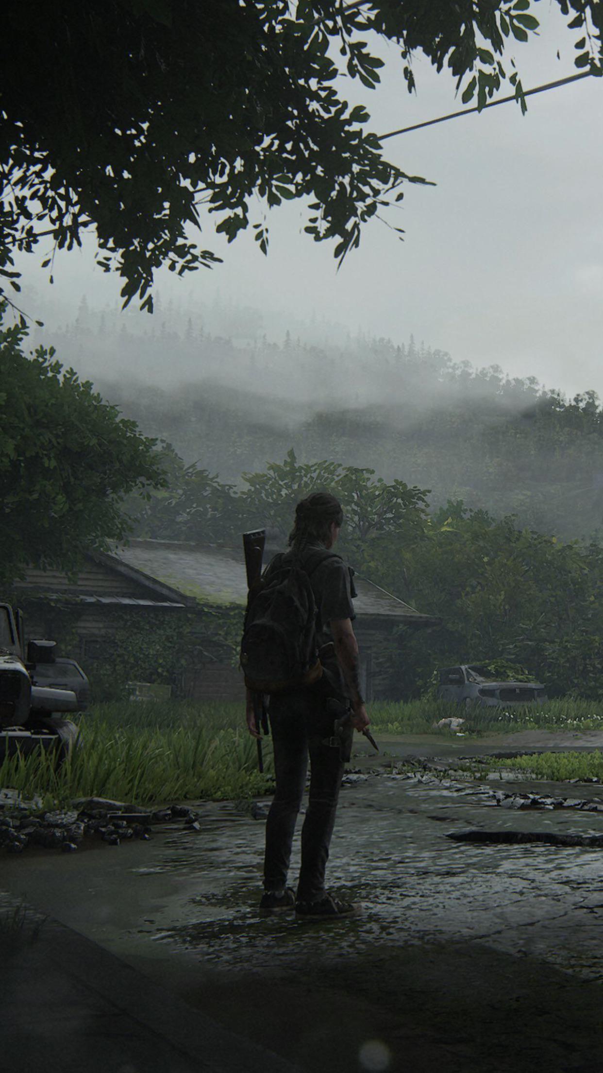1242x2208 The Last Of Us Part 2 Wallpaper iPhone e Android 4k. Tatuagem de jogos, Ilustração de paisagem, Papéis de parede de jogos