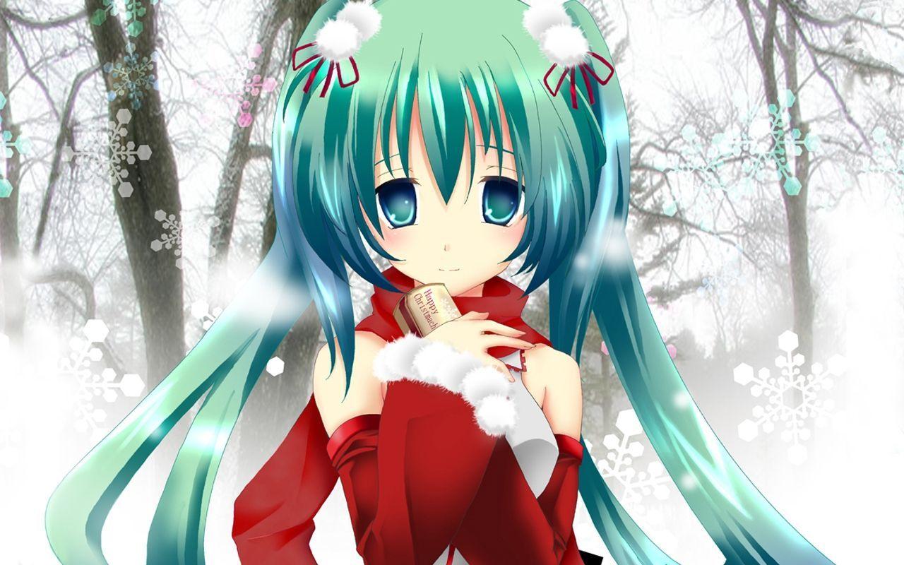 Hatsune Miku Christmas Wallpapers Top Free Hatsune Miku Christmas