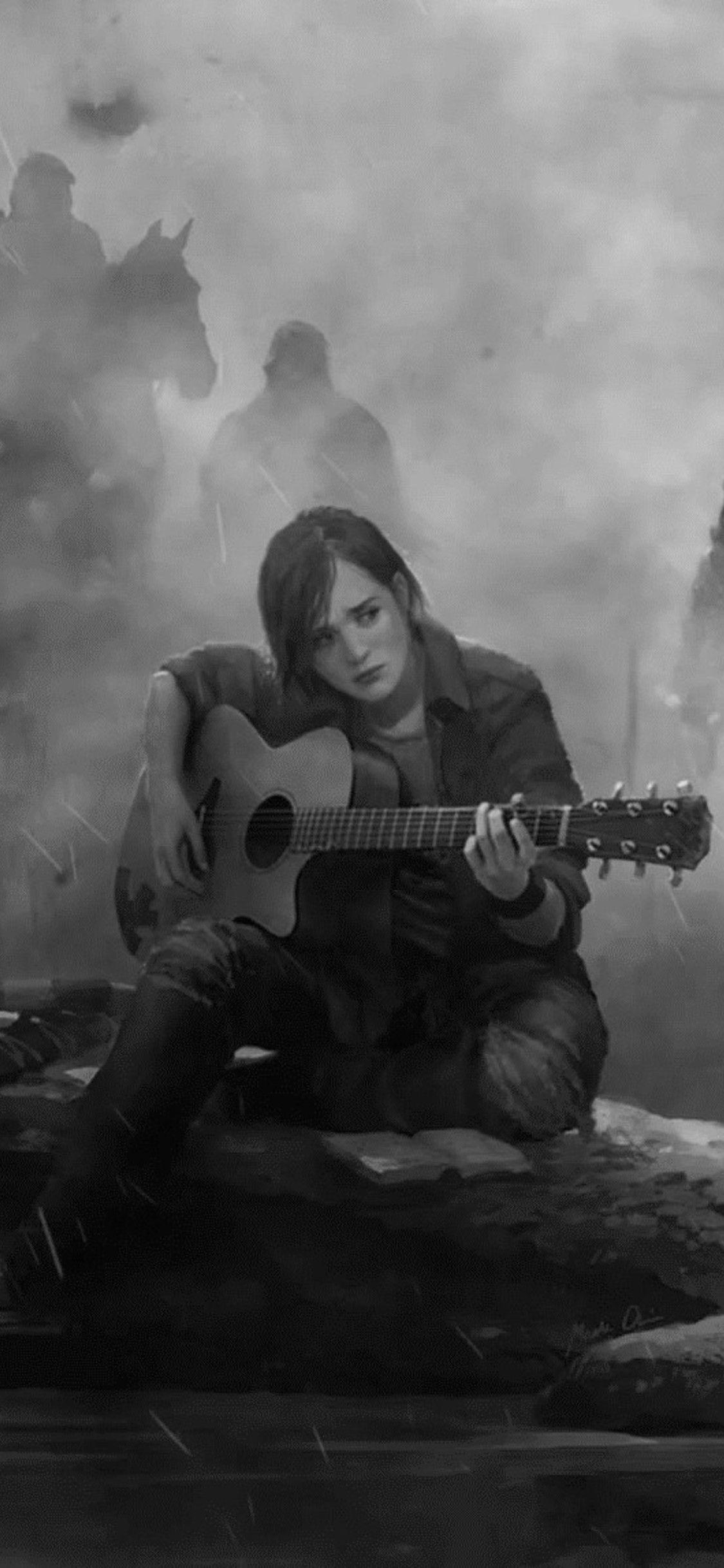 1125x2436 Ellie The Last Of Us iPhone Wallpaper