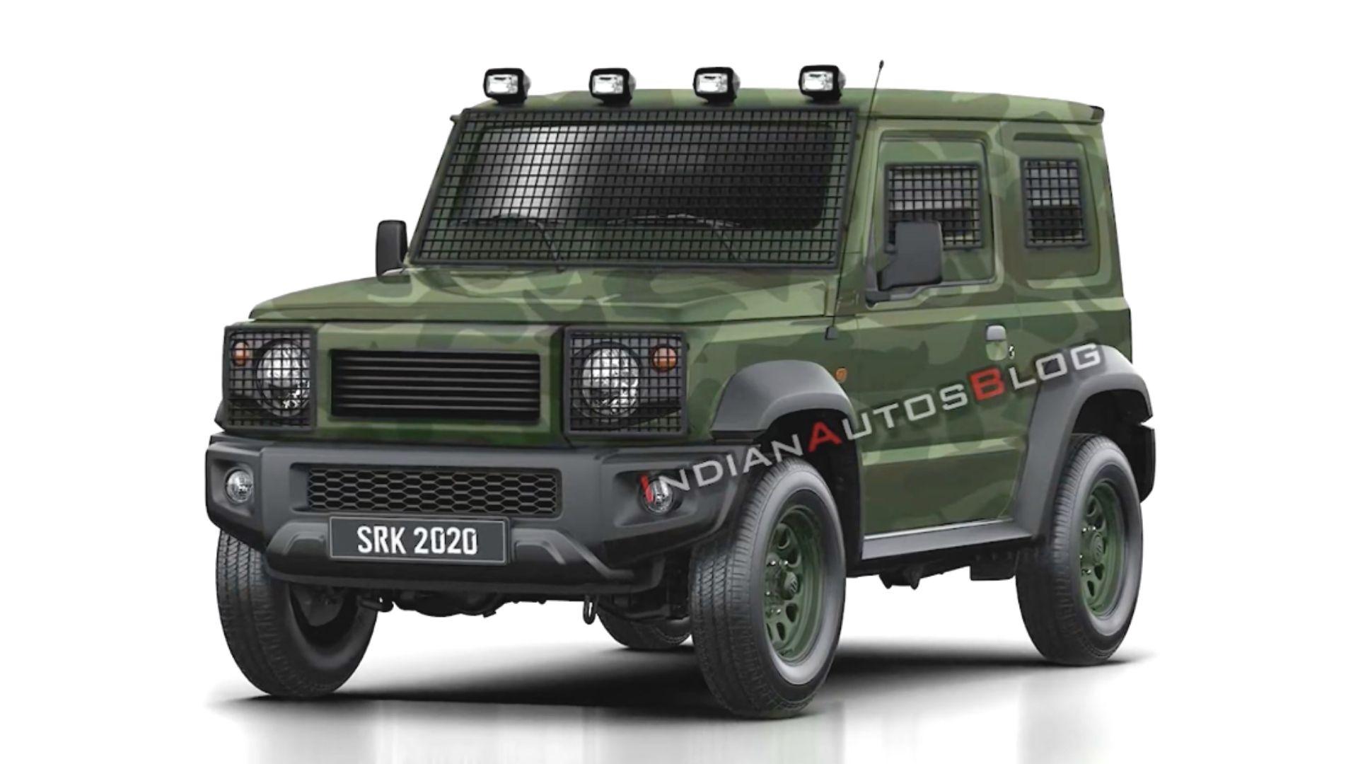 1920x1080 Maruti Gypsy Army Model Visualized In New Rendering