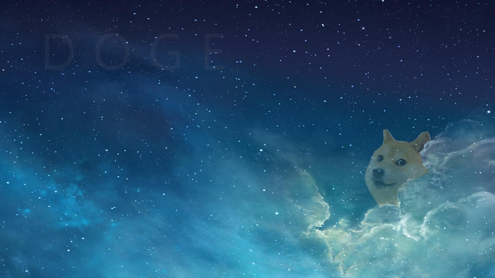 1920x1080 Wallpaper / 1080P, doge clouds free download