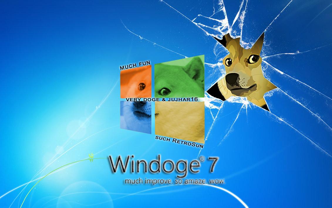 Виндовс 7 зверь. Windoge. Windows 7 собака. Собака на заставке Windows. Заставка виндовс с собакой.